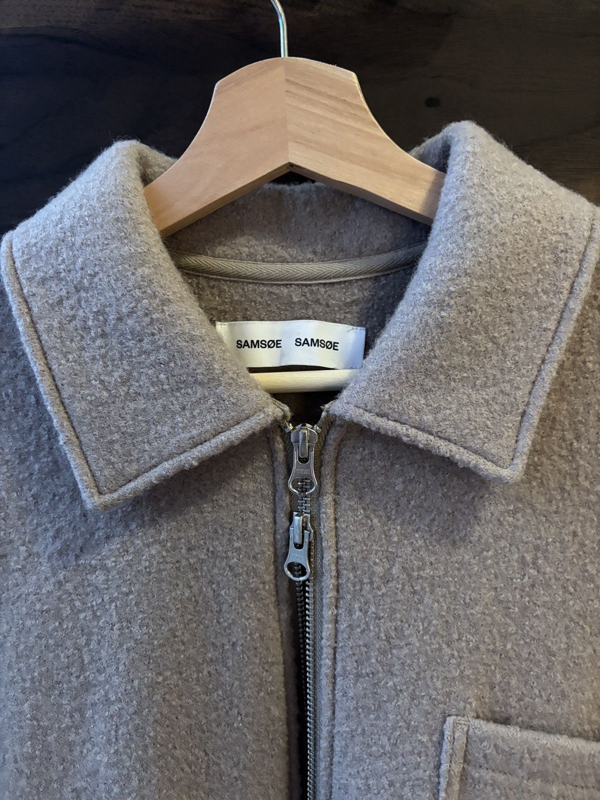 Samsoe Samsoe Hannes Full Zip Cardigan Jacket Size US L / EU 52-54 / 3 - 4 Thumbnail