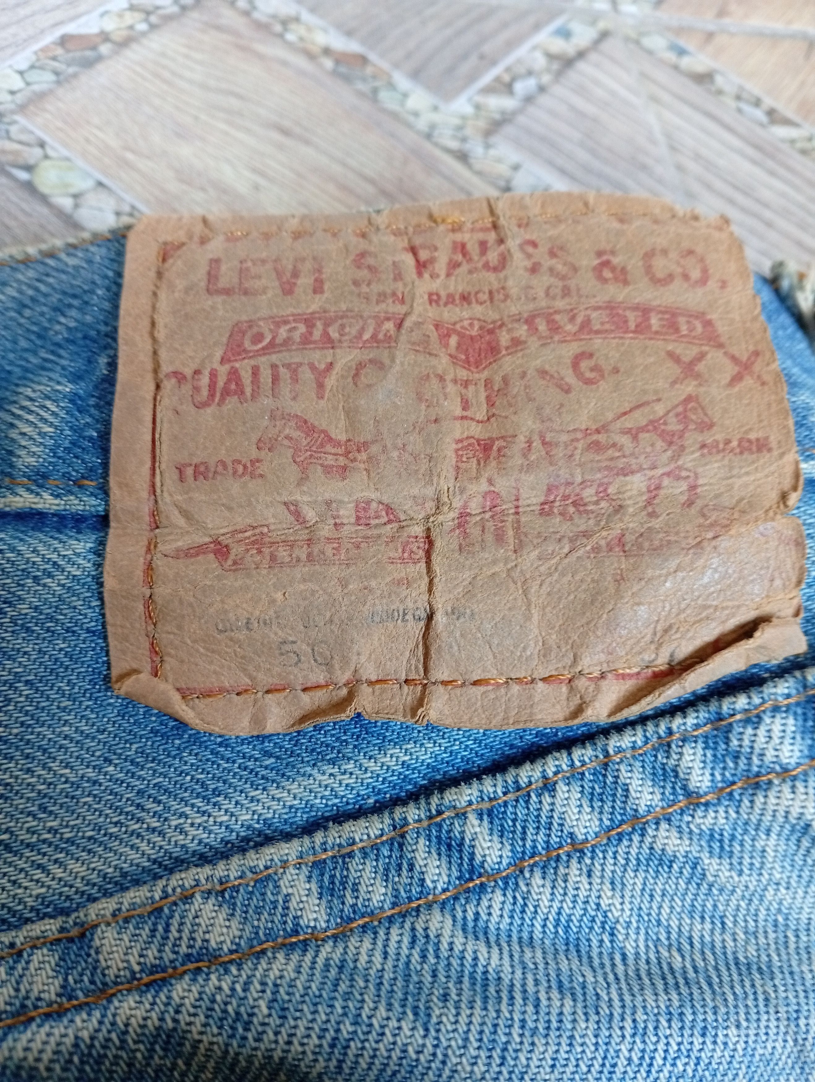 Levi's Vintage Clothing VTG 70's distressed Levi's 501 rendim Size US 31 - 3 Thumbnail
