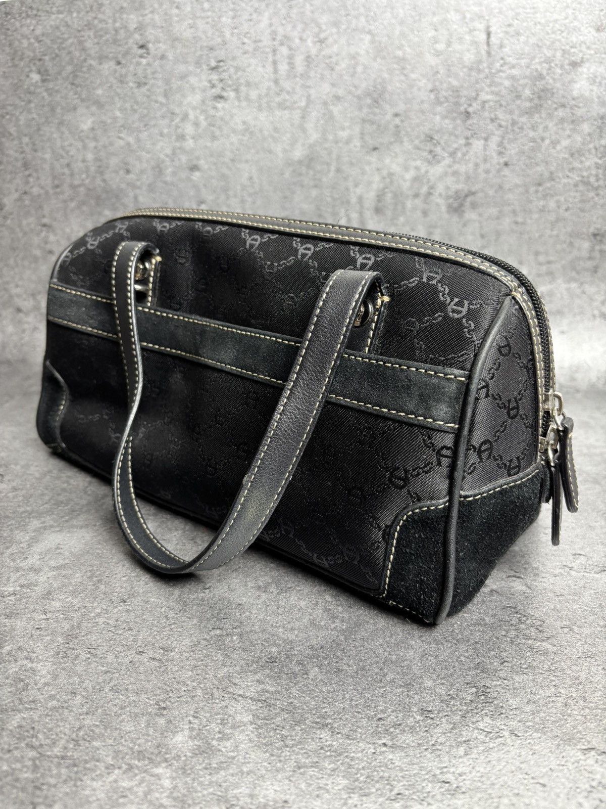 Aigner × Etienne Aigner Aigner black monogram y2k bag Size ONE SIZE - 3 Thumbnail