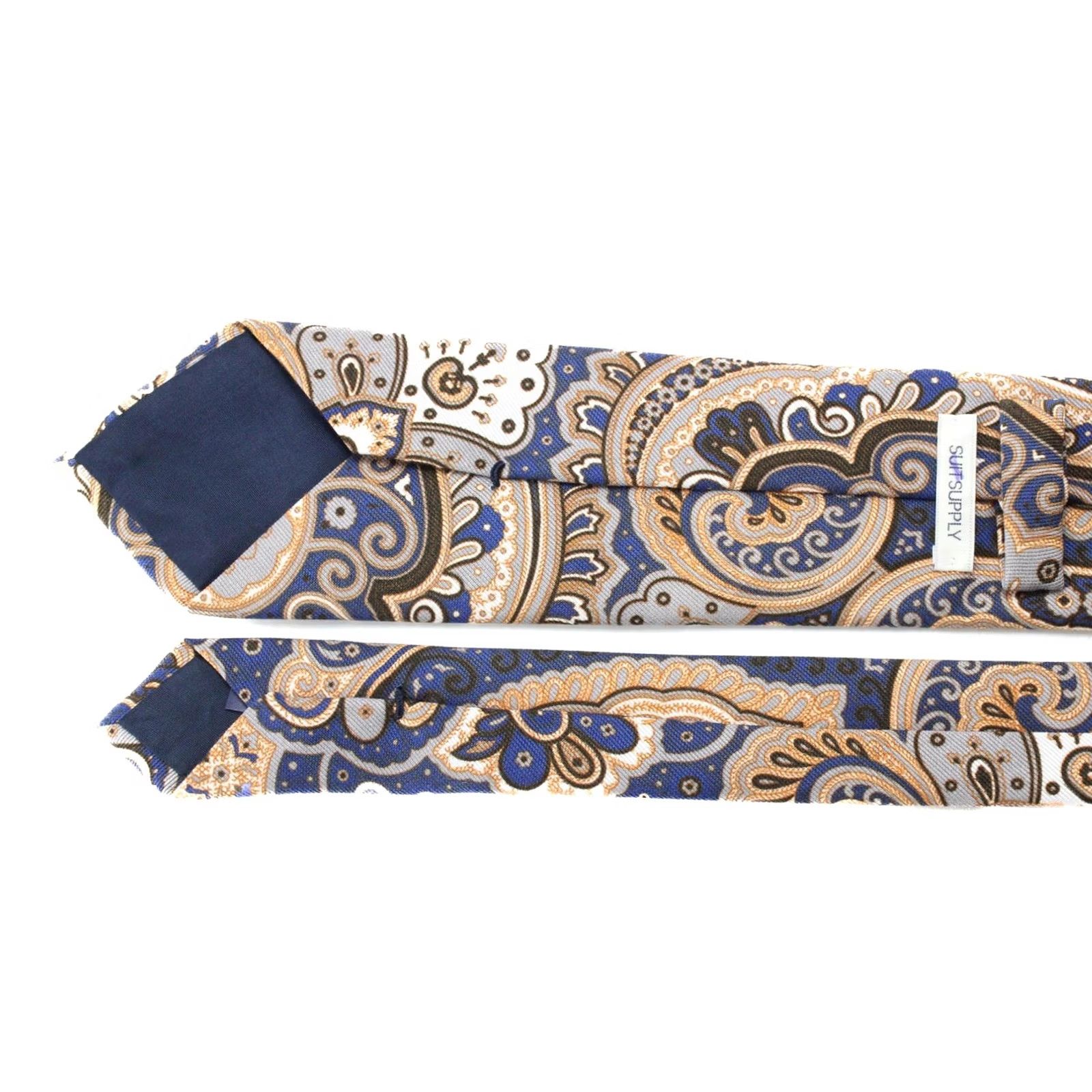 Suitsupply Suitsupply Tie Men’s 149 X 8 CM Silk Blend Patterned Pointed Tied Classic Size ONE SIZE - 4 Thumbnail