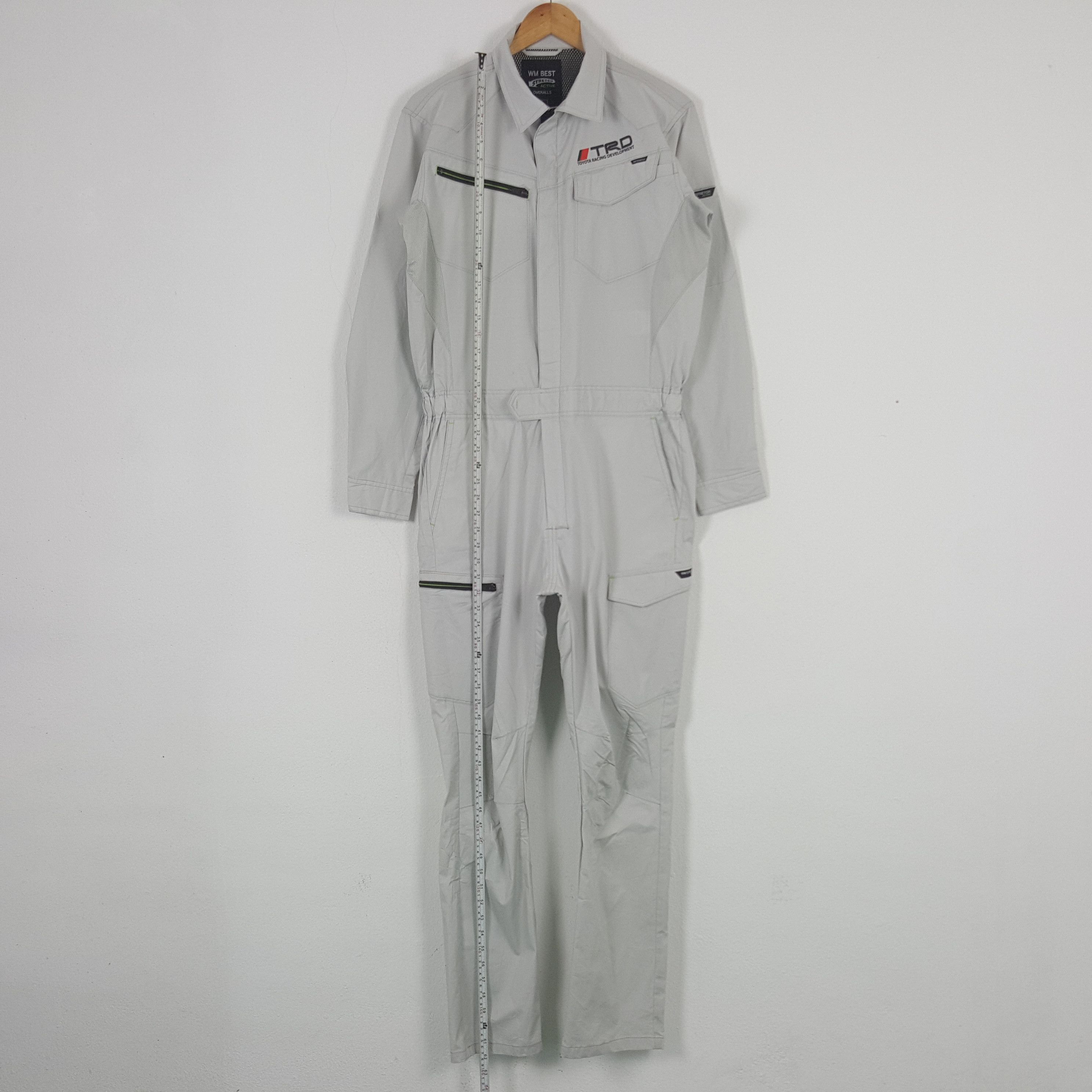 Japanese Brand × Vintage Vintage Toyota Racing Development TRD Coveral Jacket C286N17 Size US M / EU 48-50 / 2 - 7 Thumbnail