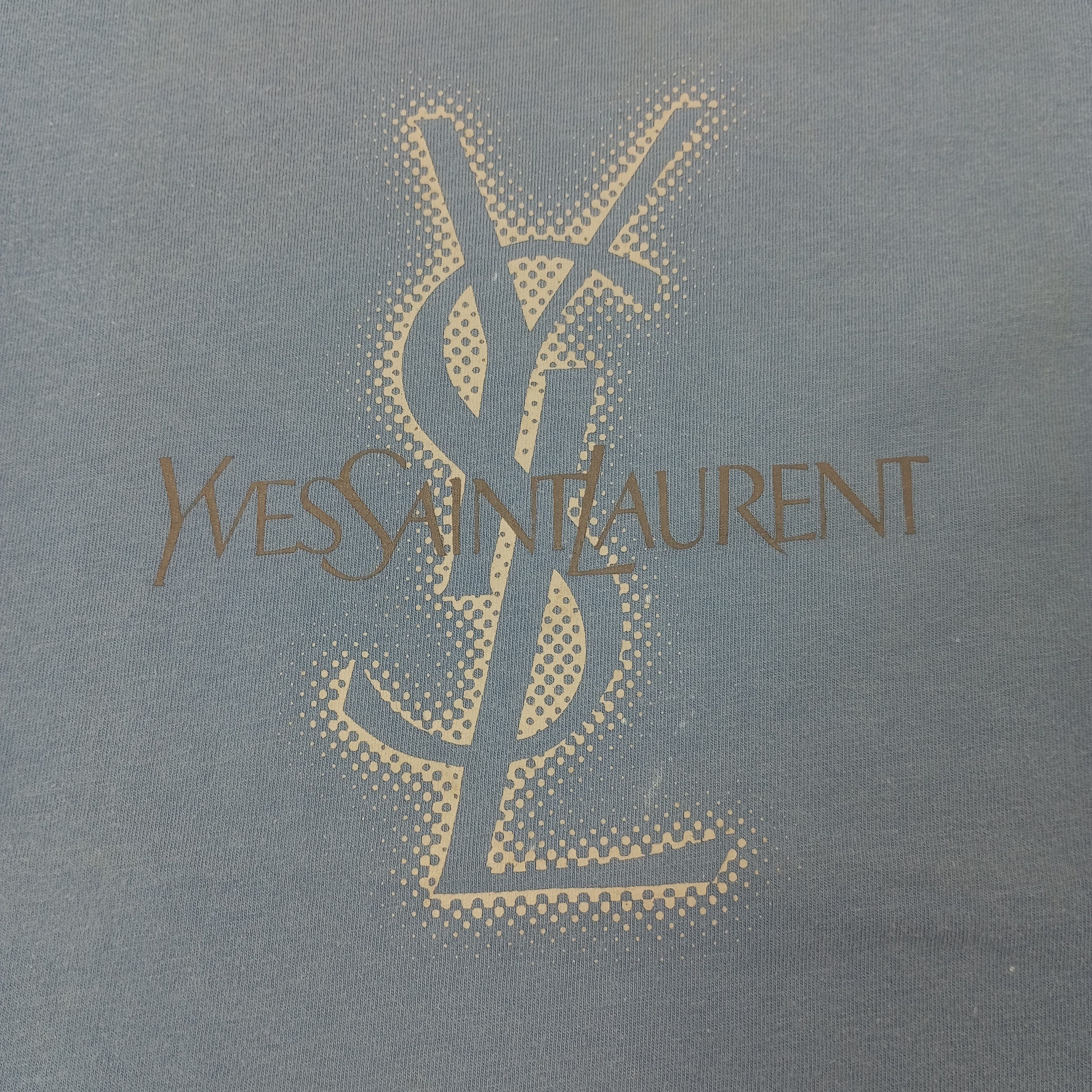 Yves Saint Laurent Yves Saint Laurent YSL Logo Design Tshirt c239n36 Size US L / EU 52-54 / 3 - 2 Thumbnail
