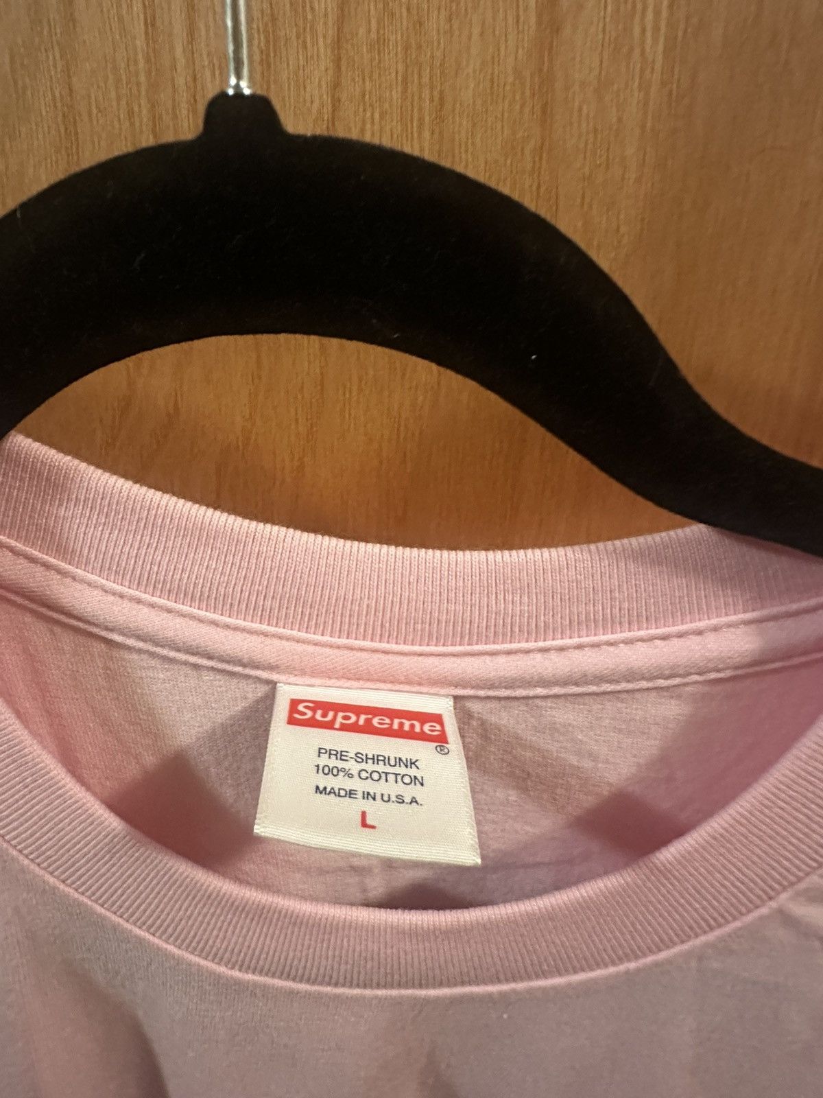 Supreme Pink Red Supreme T shirt Size US L / EU 52-54 / 3 - 2 Thumbnail