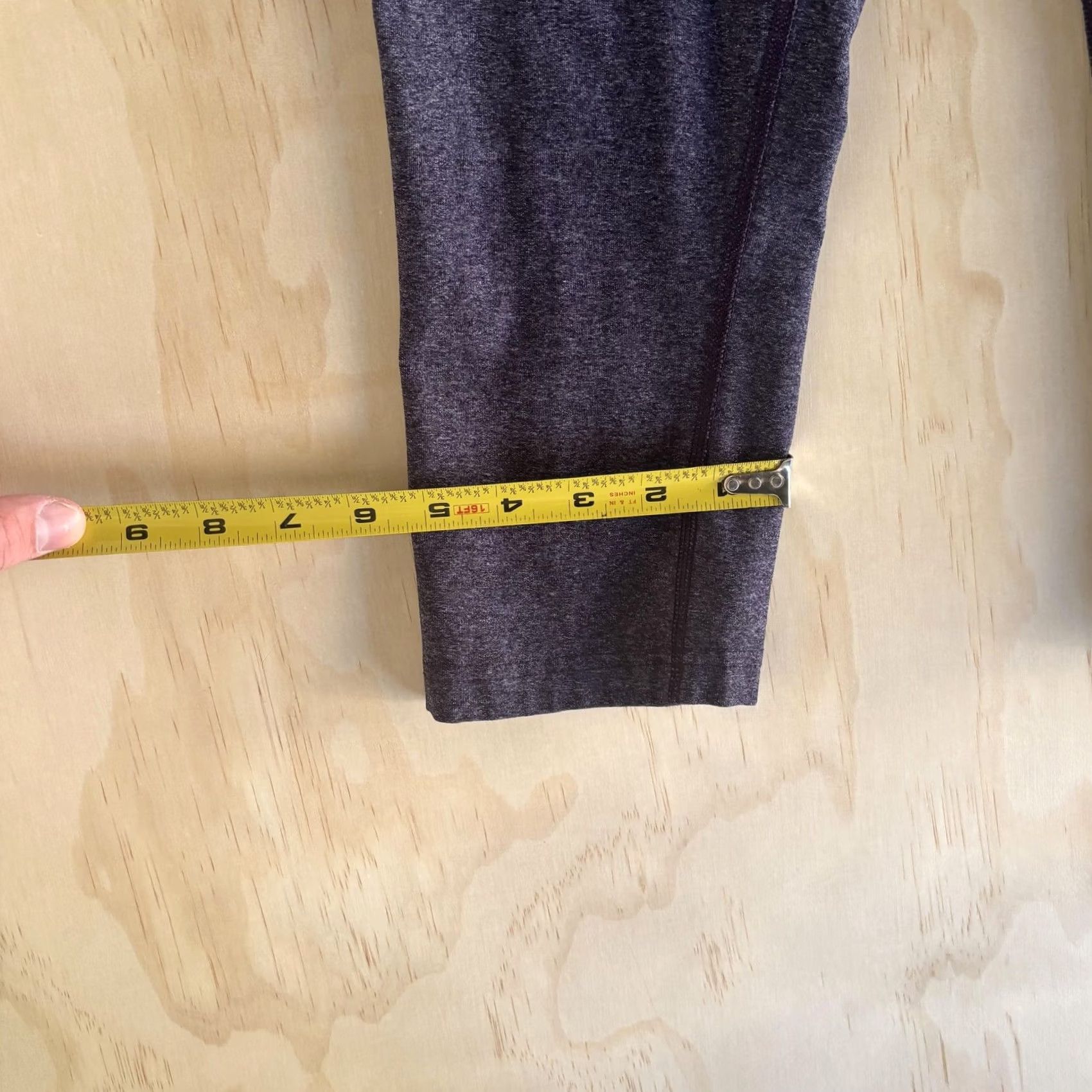 Nike Nike Leggings Womens M Purple Dri-FIT Capri Running Yoga Stretch Athletic Size 32" / US 10 / IT 46 - 6 Thumbnail
