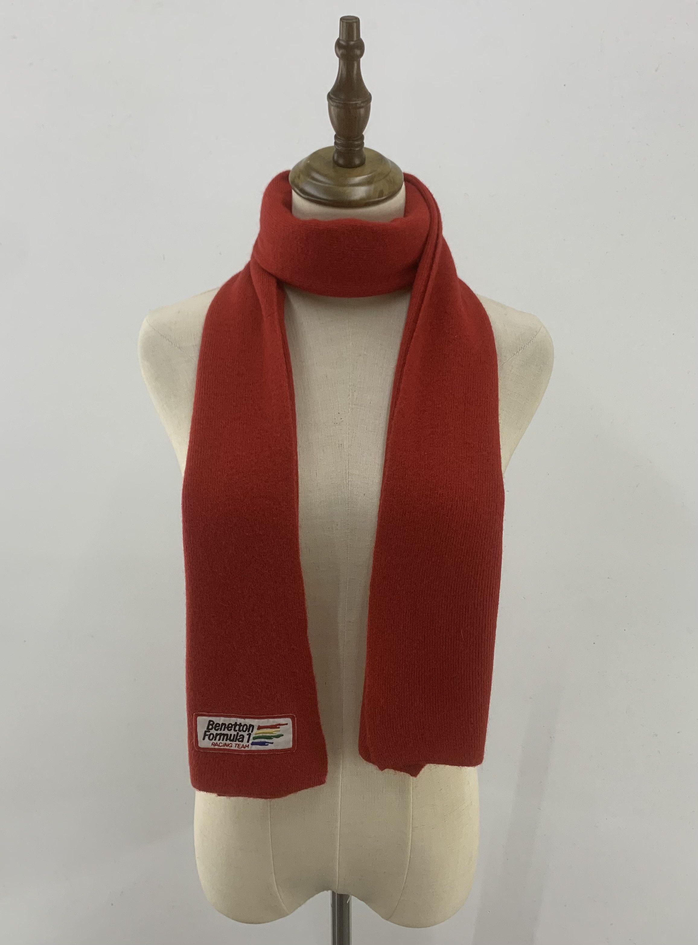 Benetton Benetton Formula 1 Scarf Wool Muffler Neck Wrap BL9138 Size ONE SIZE - 1 Thumbnail