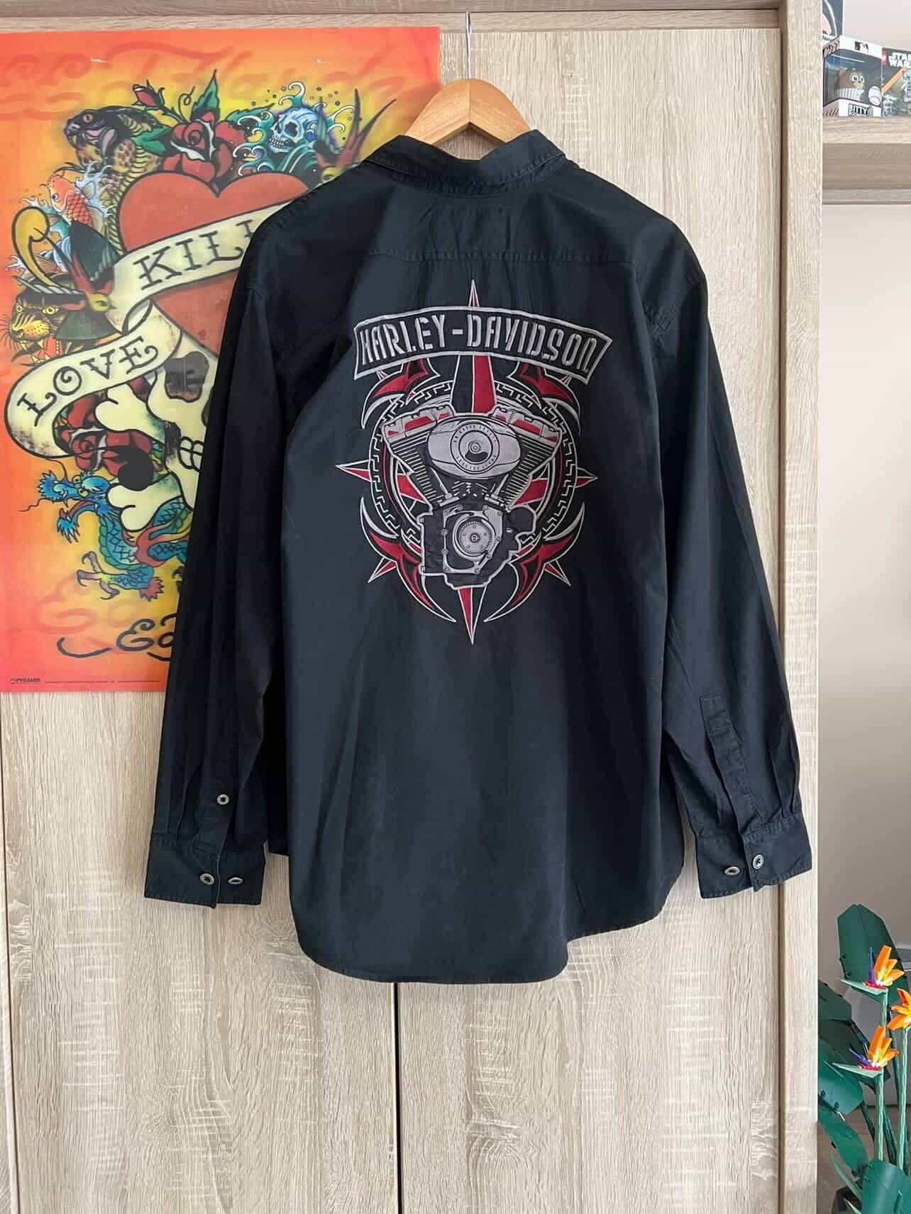 Harley Davidson Harley Davidson Mens Shirt Long Sleeve 🔥💥 Size US L / EU 52-54 / 3 - 4 Thumbnail