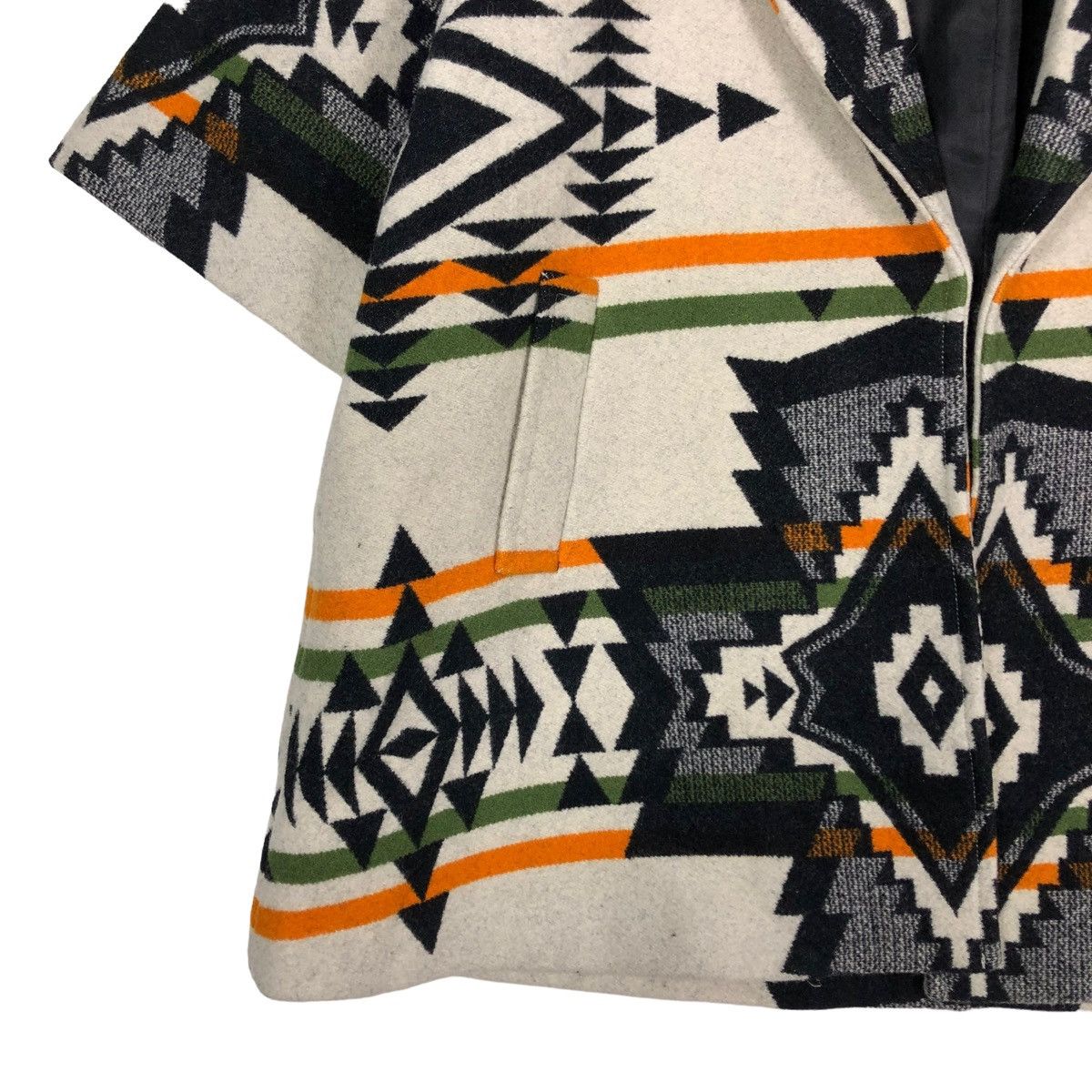 Japanese Brand × Vintage 🔥VINTAGE NAVAJO NATIVE AZTEC WOOL JACKET DOUBLE BREAST Size US M / EU 48-50 / 2 - 4 Thumbnail