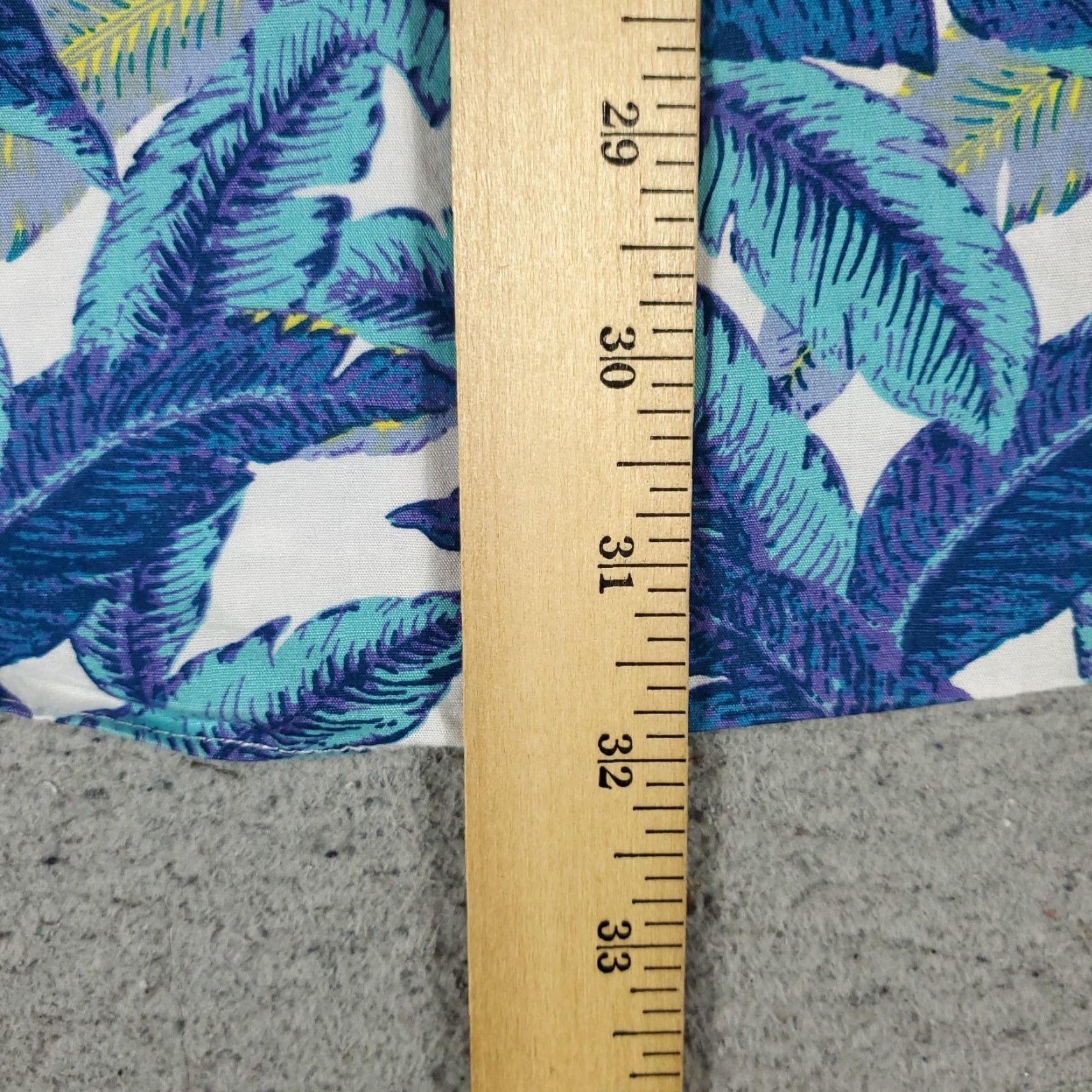 Vintage Alan Flusser Shirt Mens 2XL Blue Floral Tropical Button-Up Long Sleeve Cotton Size US XXL / EU 58 / 5 - 4 Thumbnail