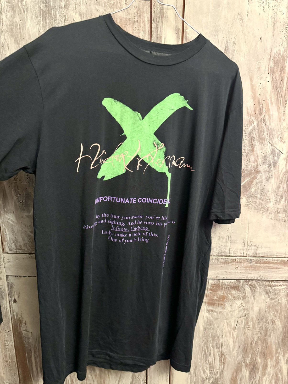 Haider Ackermann haider ackermann black printed t-shirt S men Size US S / EU 44-46 / 1 - 6 Thumbnail
