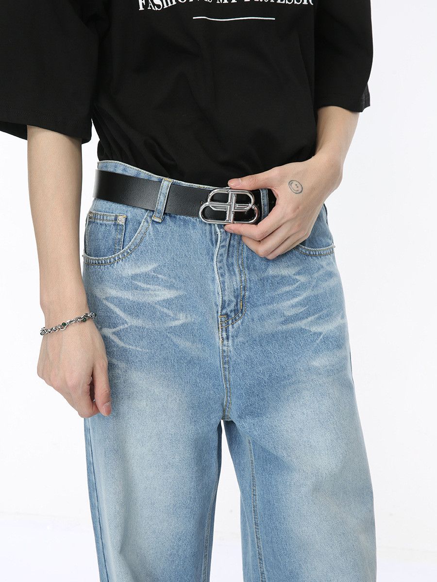 Japanese Brand Men's Vibe versatile retro American loose straight leg jeans Size US 32 / EU 48 - 5 Thumbnail