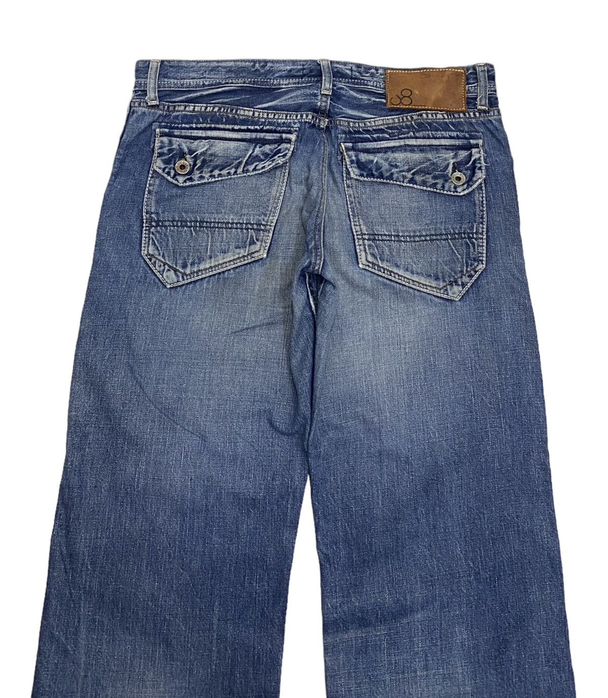 Beauty Beast × Hysteric Glamour 🔥JOHN BULL DISTRESSED BAGGY DENIM JEANS Size US 34 / EU 50 - 4 Thumbnail