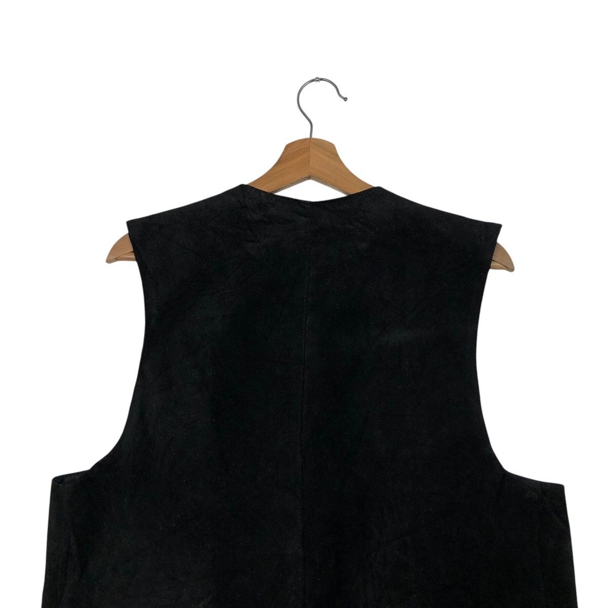 Japanese Brand 📌Vintage Vera Pelle Biker Vest Genuine Leather Utility Wear Size US L / EU 52-54 / 3 - 10 Thumbnail