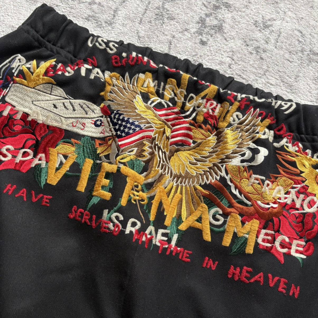 Doublet Doublet Chaos Embroidery Track Pants Black | Size M Size US 31 - 3 Thumbnail