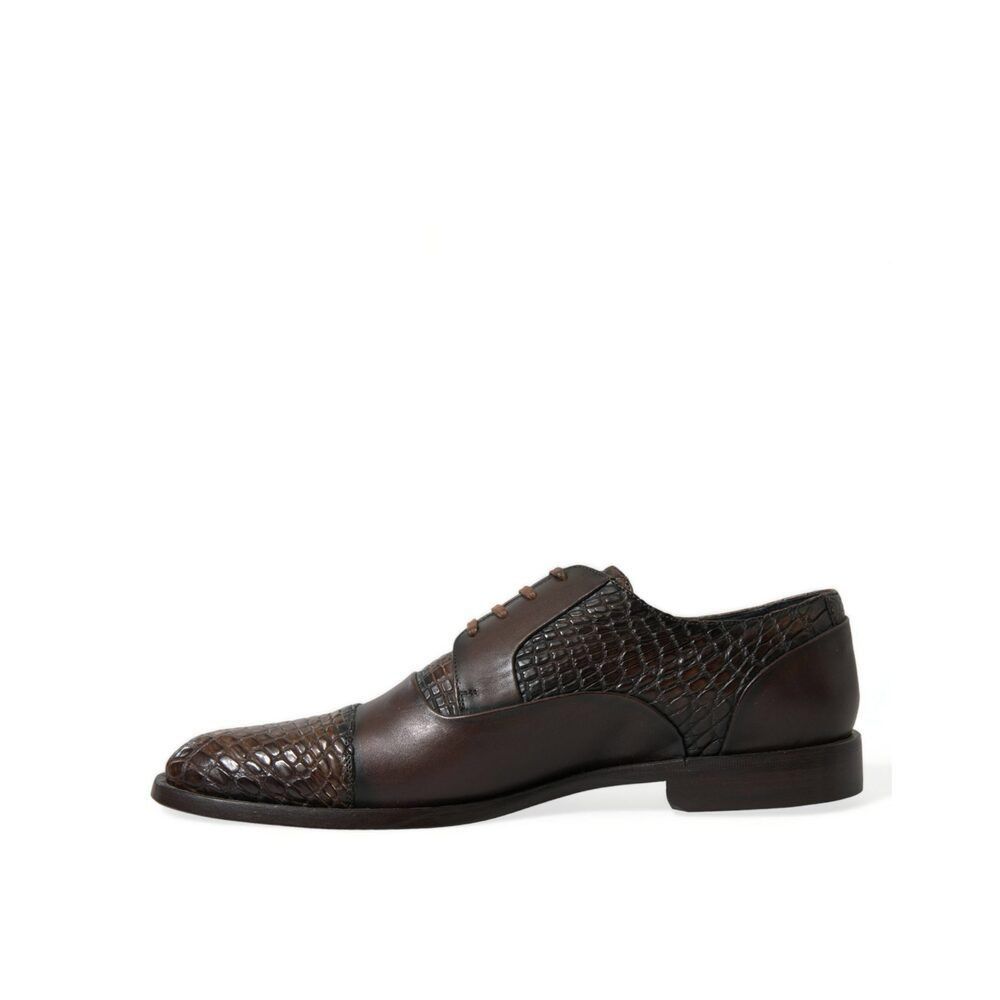 Dolce & Gabbana Dolce & Gabbana Elegant Textured Leather Oxford Dress Shoes Size US 8 / EU 41 - 5 Thumbnail