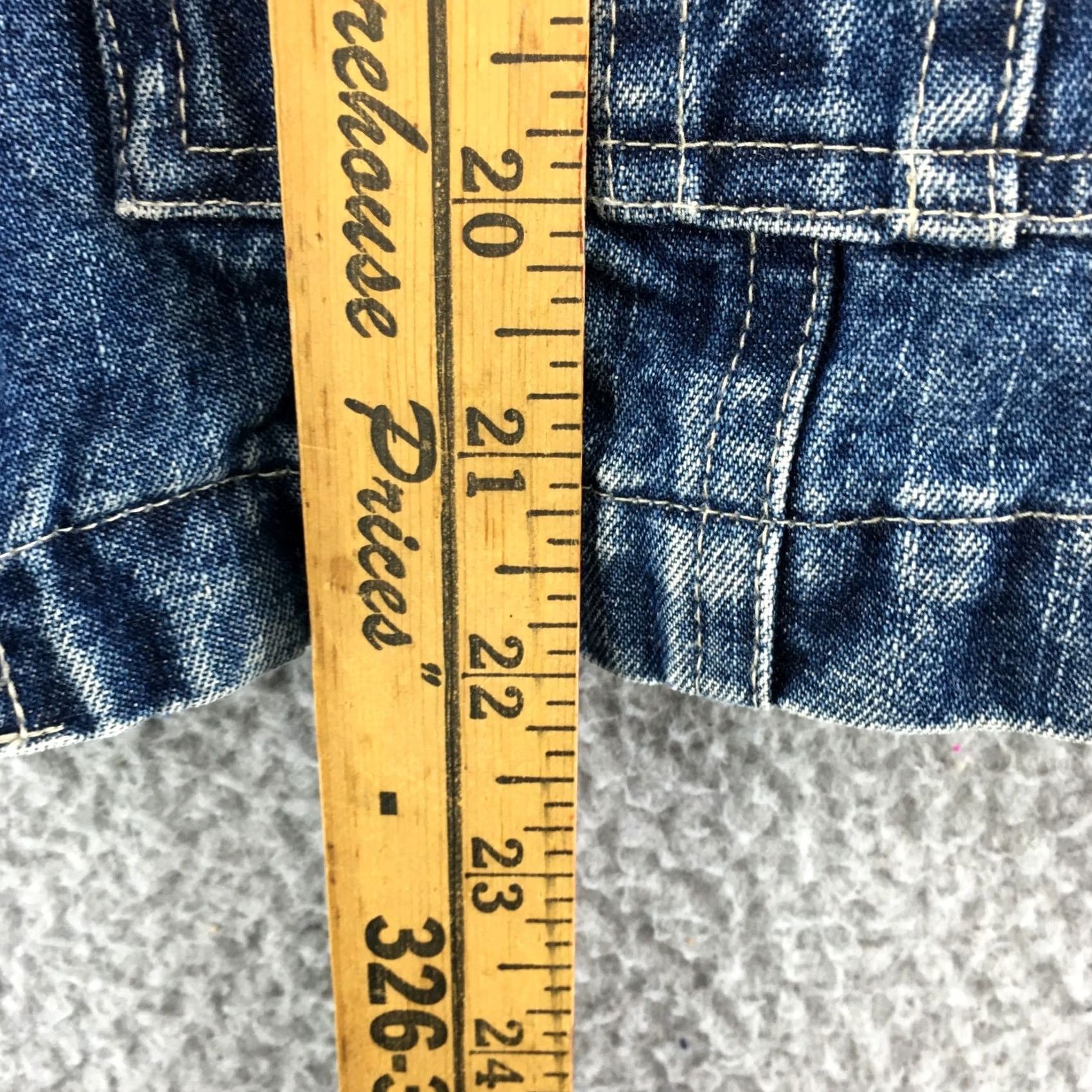 Denime Carribean Joe Jacket Womens S Blue Cotton Button Up Collared Pockets Size S / US 4 / IT 40 - 5 Thumbnail