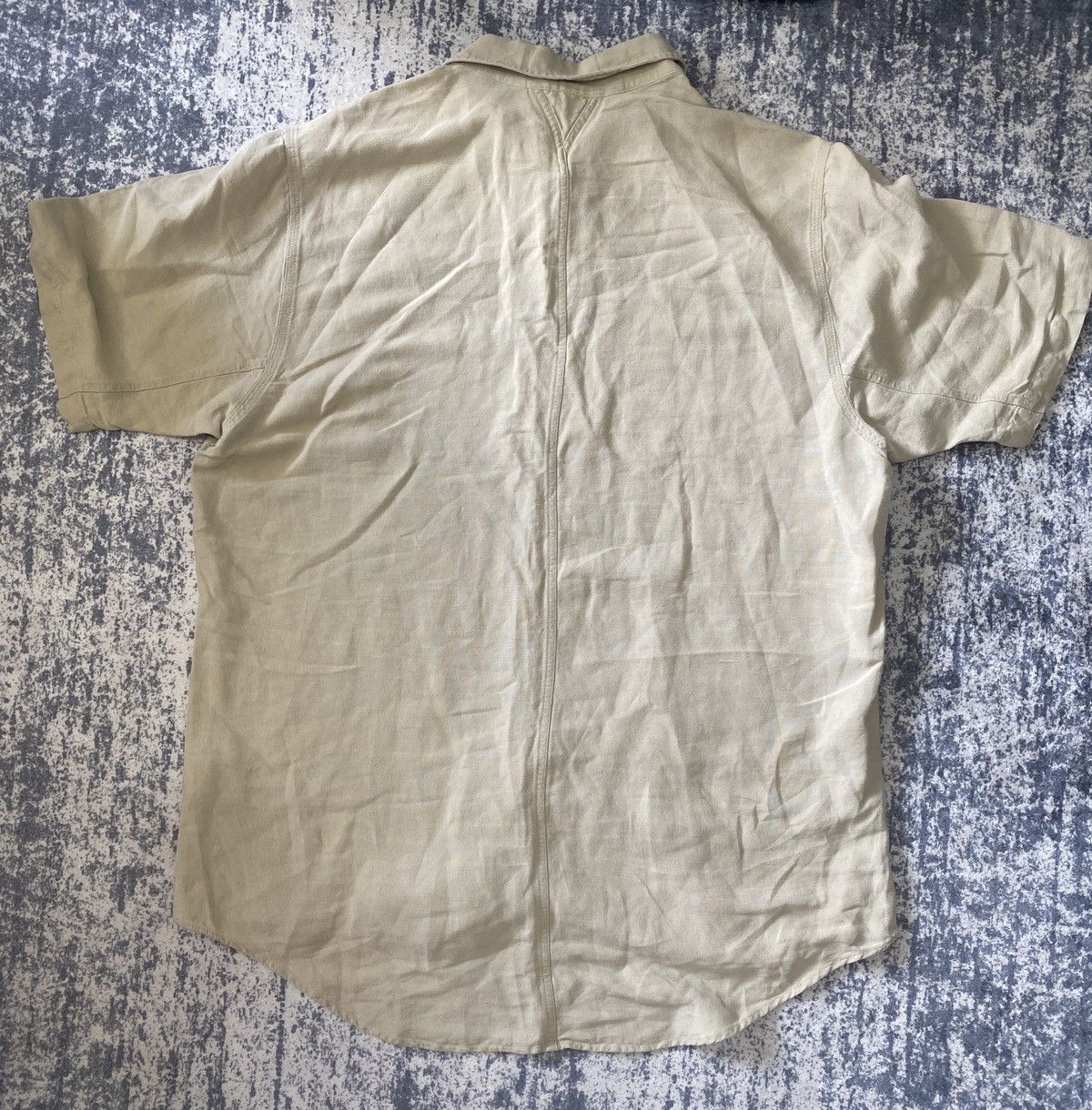 Timberland Vintage timberland linen short sleeve shirt button up Size US XL / EU 56 / 4 - 8 Thumbnail