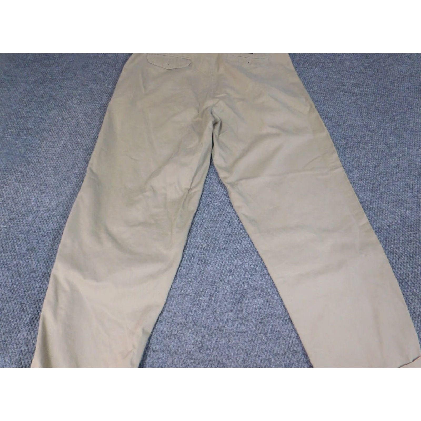 Nautica Nautica Pants 37x30 Beige Straight Regular Chino Classic Men Pants Regular Beige Cotton Flat Front Zip Pockets 37 Inseam 30 Modern Vintage: No Size US 37 - 7 Thumbnail
