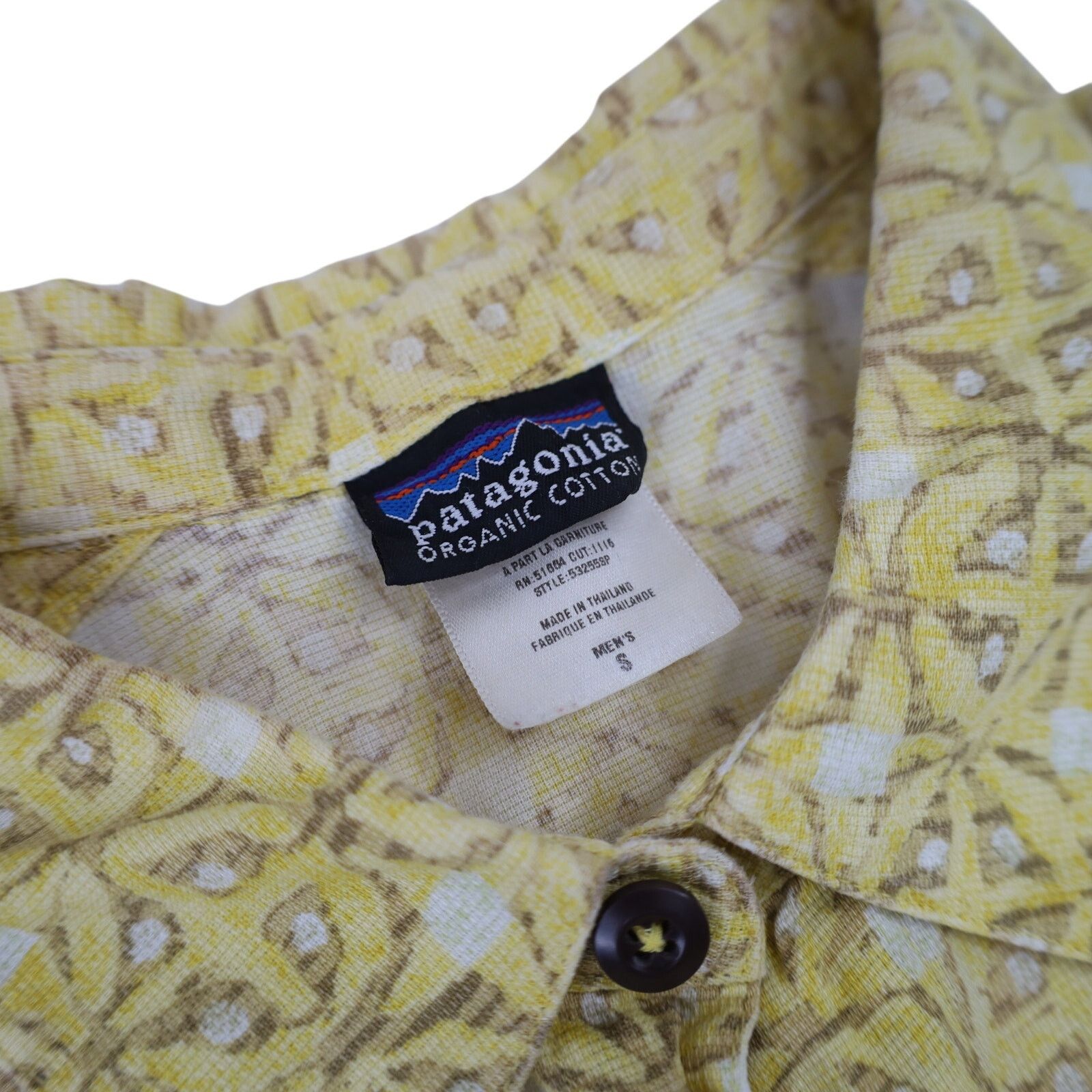 Patagonia × Vintage Vintage Patagonia Organic Cotton Allover Print Casual Shirt Size US S / EU 44-46 / 1 - 7 Thumbnail