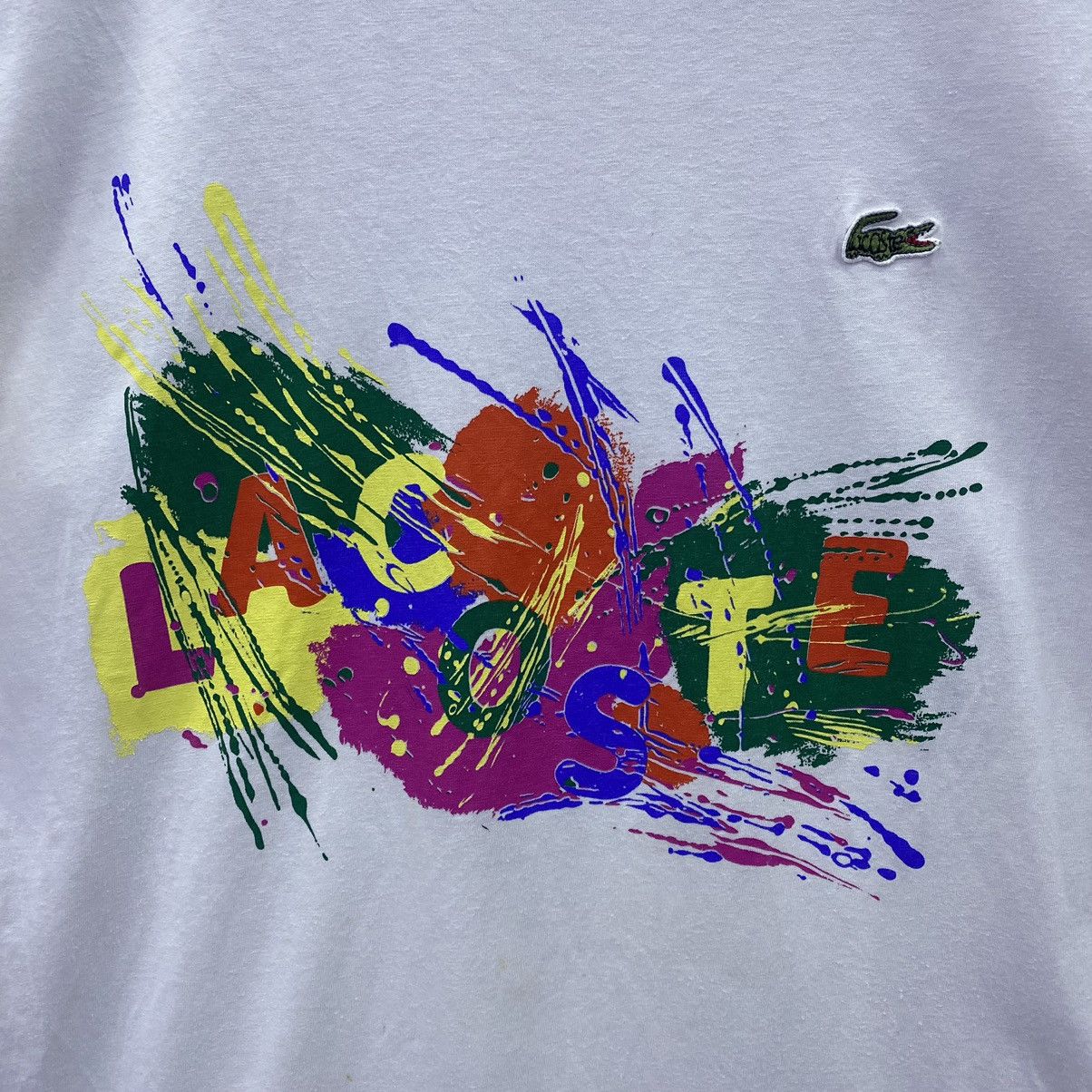 Lacoste × Vintage Vintage Lacoste Rare Design Size US M / EU 48-50 / 2 - 2 Thumbnail