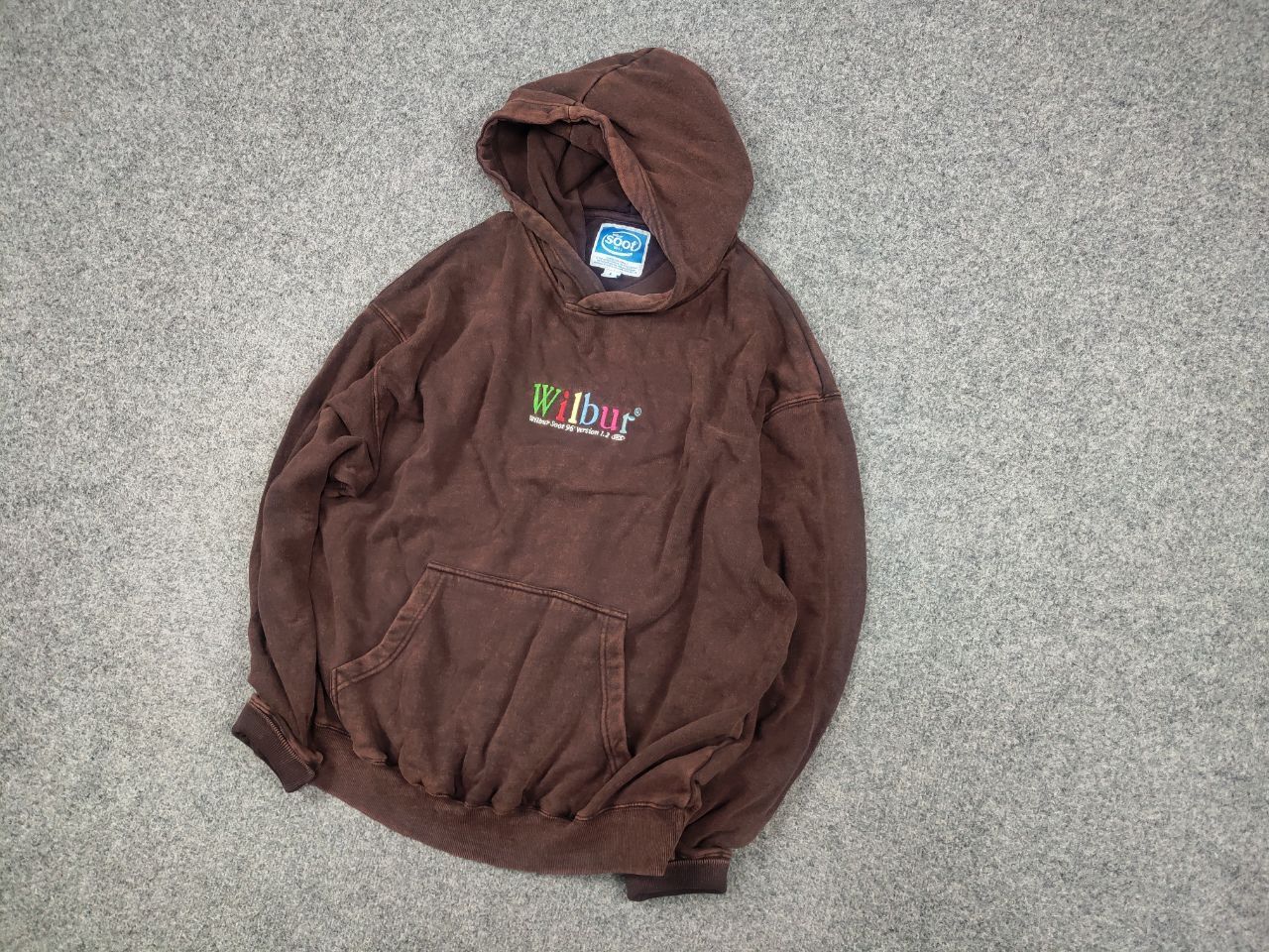 Vintage Wilbur Soot 96' Version 1.2 Embroidered Vintage Wash Hoodie Size US L / EU 52-54 / 3 - 3 Thumbnail