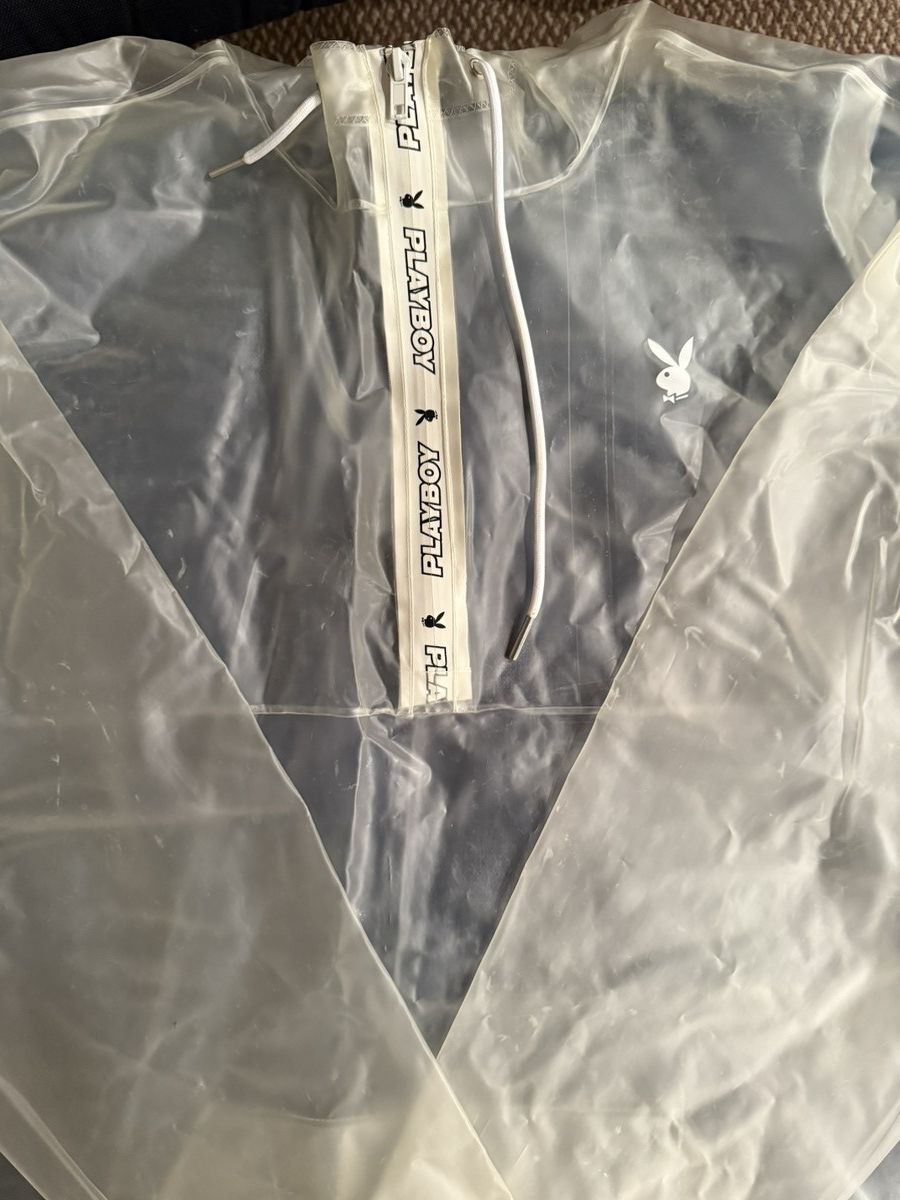 Pacsun × Playboy Playboy by PacSun Clear PVC Rain Jacket Size US M / EU 48-50 / 2 - 3 Thumbnail