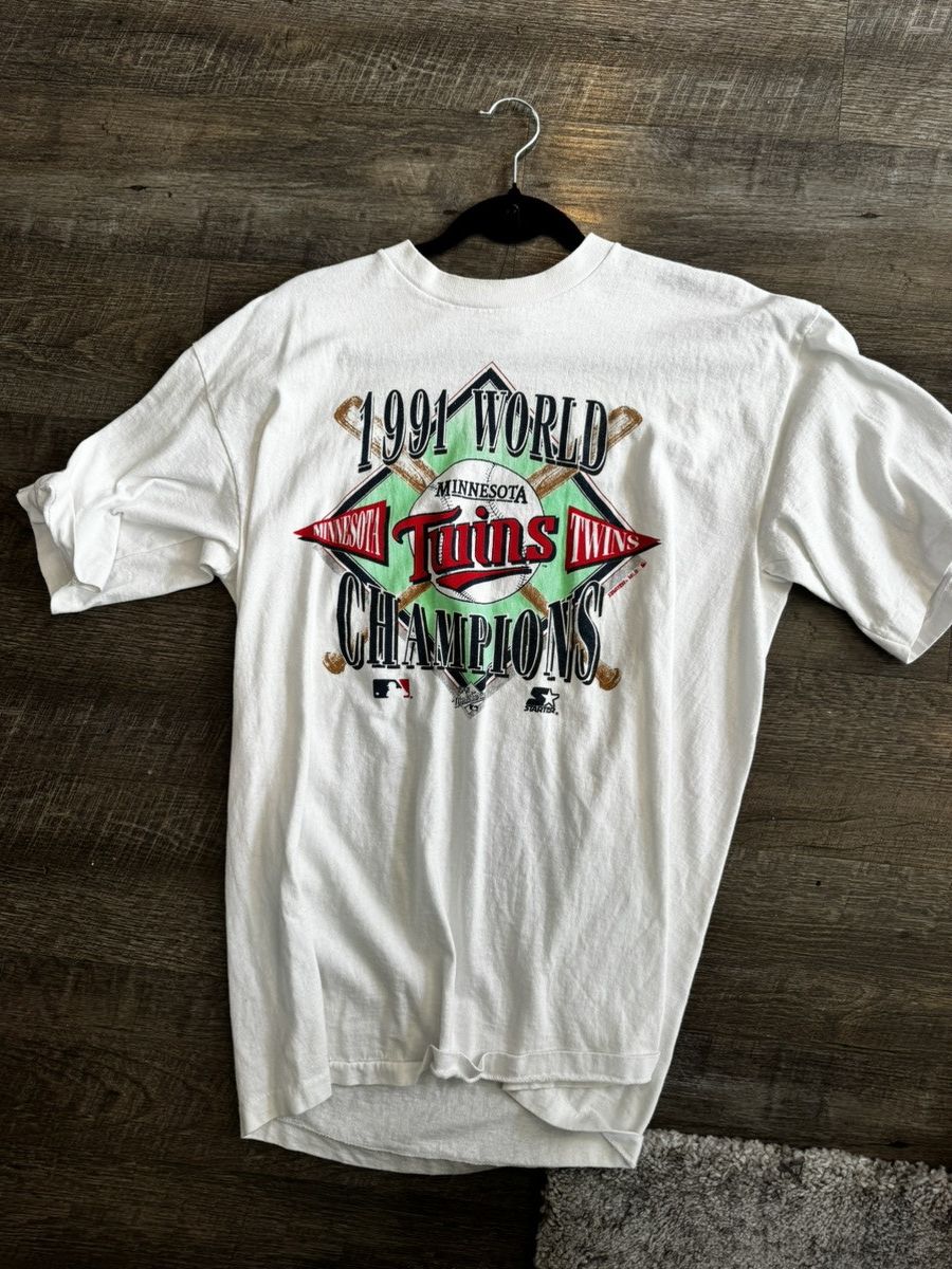 Vintage Vintage Minnesota Twins 1991 World Series Champions Tee Size US L / EU 52-54 / 3 - 1 Preview