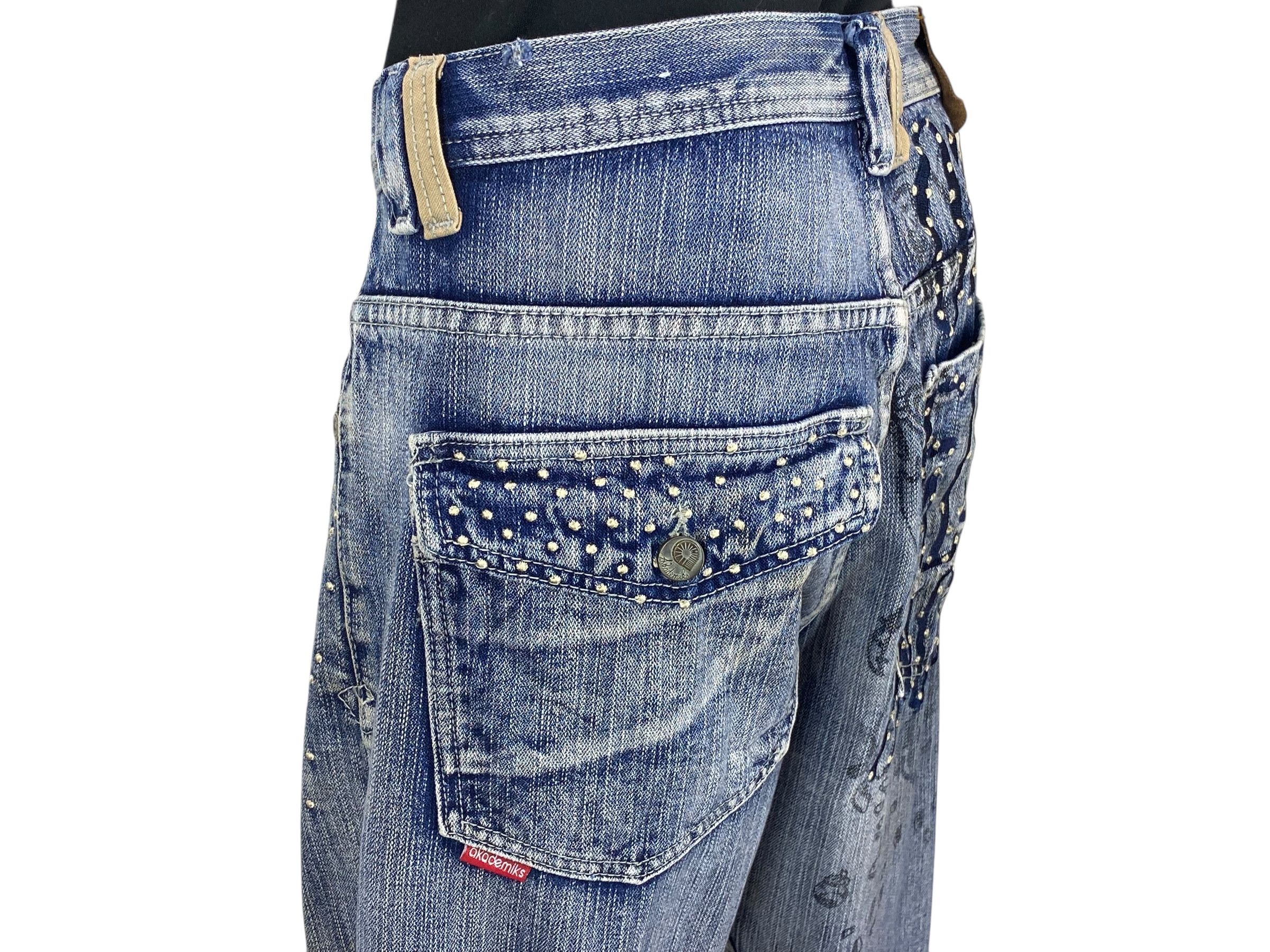 Akademiks Akademiks Denim Jeans Hip Hop Baggy Skateboards Jeans Size US 34 / EU 50 - 8 Thumbnail