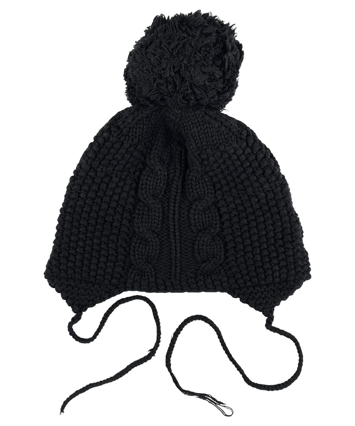 Chrome Hearts Chrome Hearts 3rd Eye Silver Cross Pom Leather Patch Beanie Size ONE SIZE - 2 Thumbnail