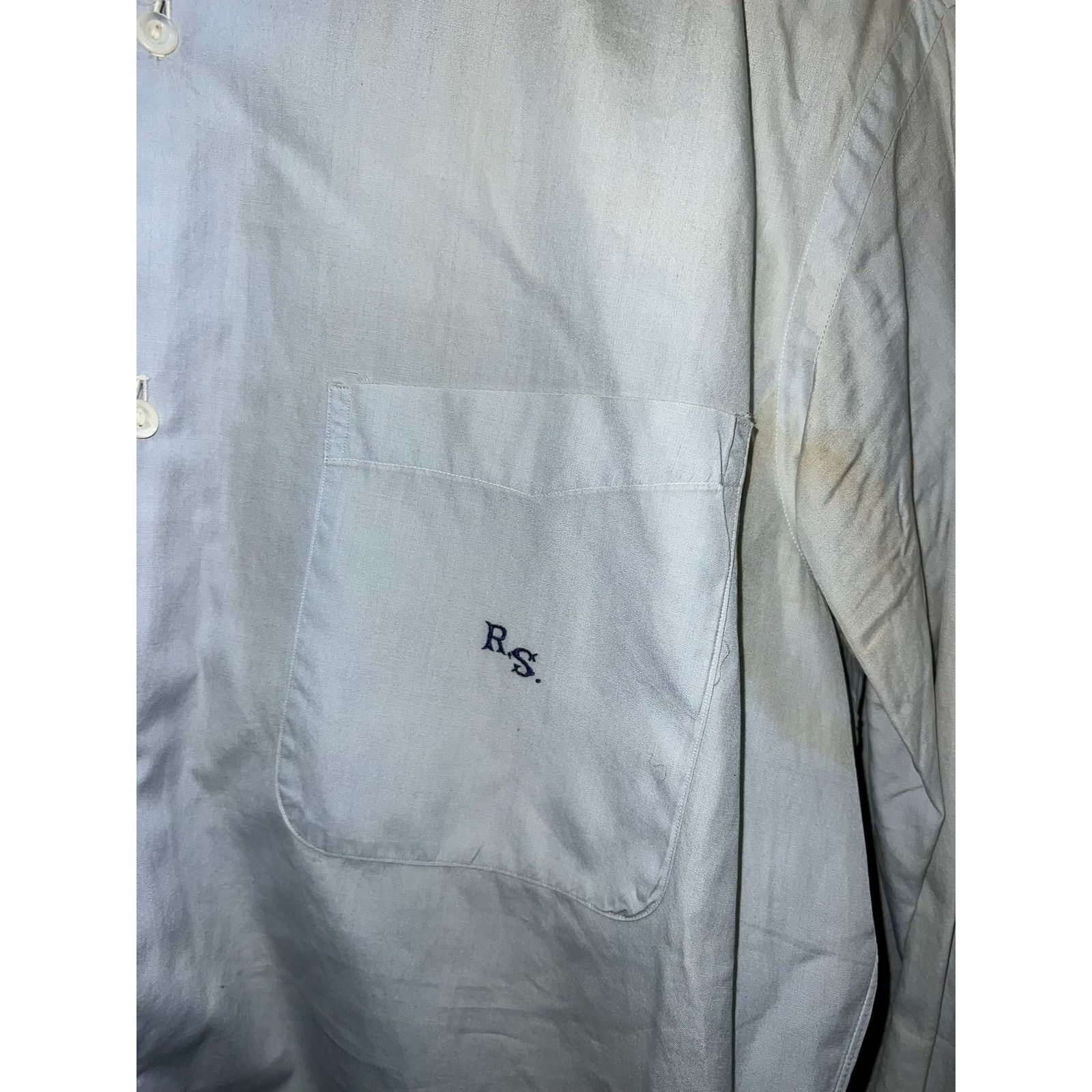 Vintage Fujiyama Ginza Toyko Button Down Long Sleeve Shirt Stained Size US M / EU 48-50 / 2 - 3 Thumbnail