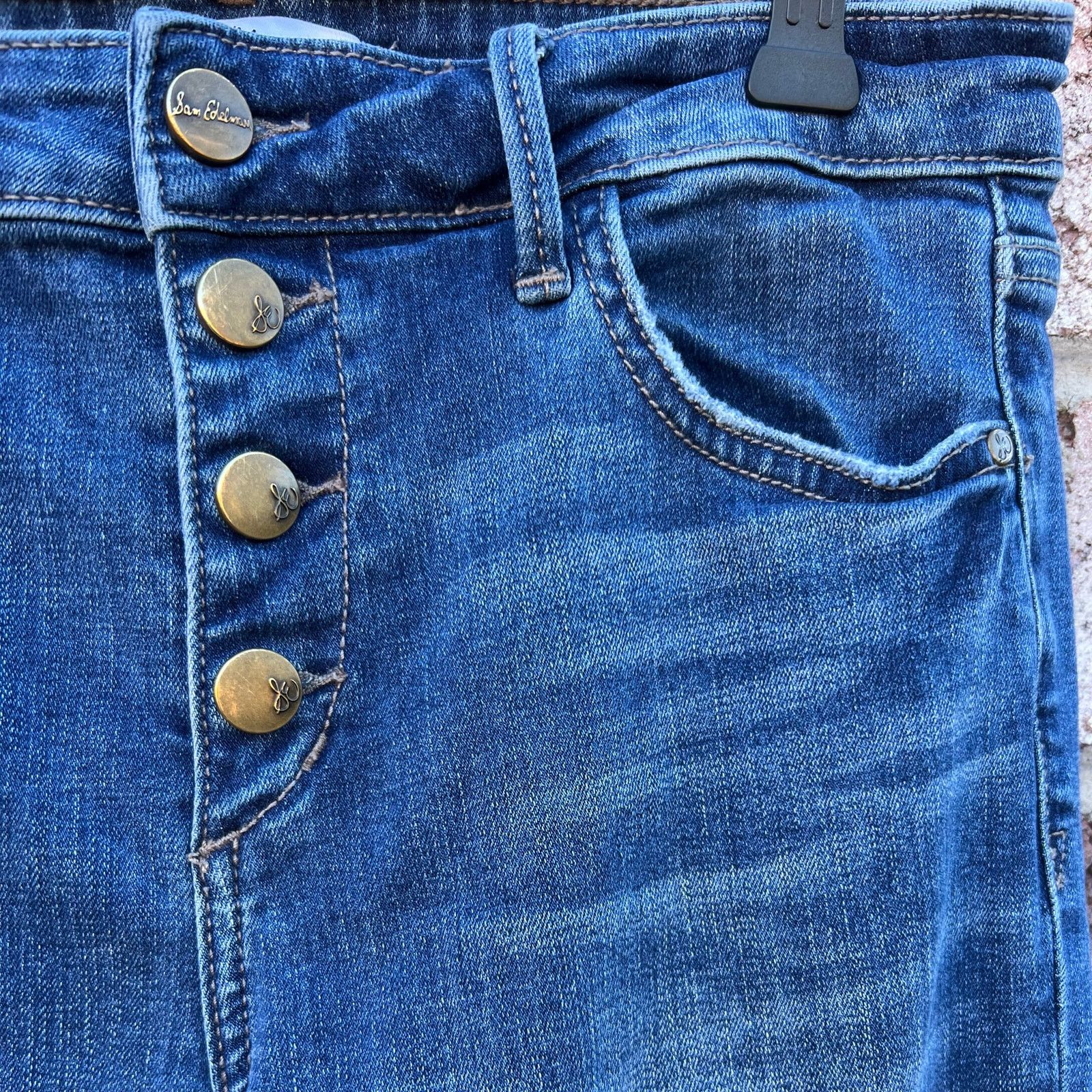 Sam Edelman Sam Edelman Women’s The Kitten Straight Jeans Size 28 Size 28" / US 6 / IT 42 - 2 Thumbnail