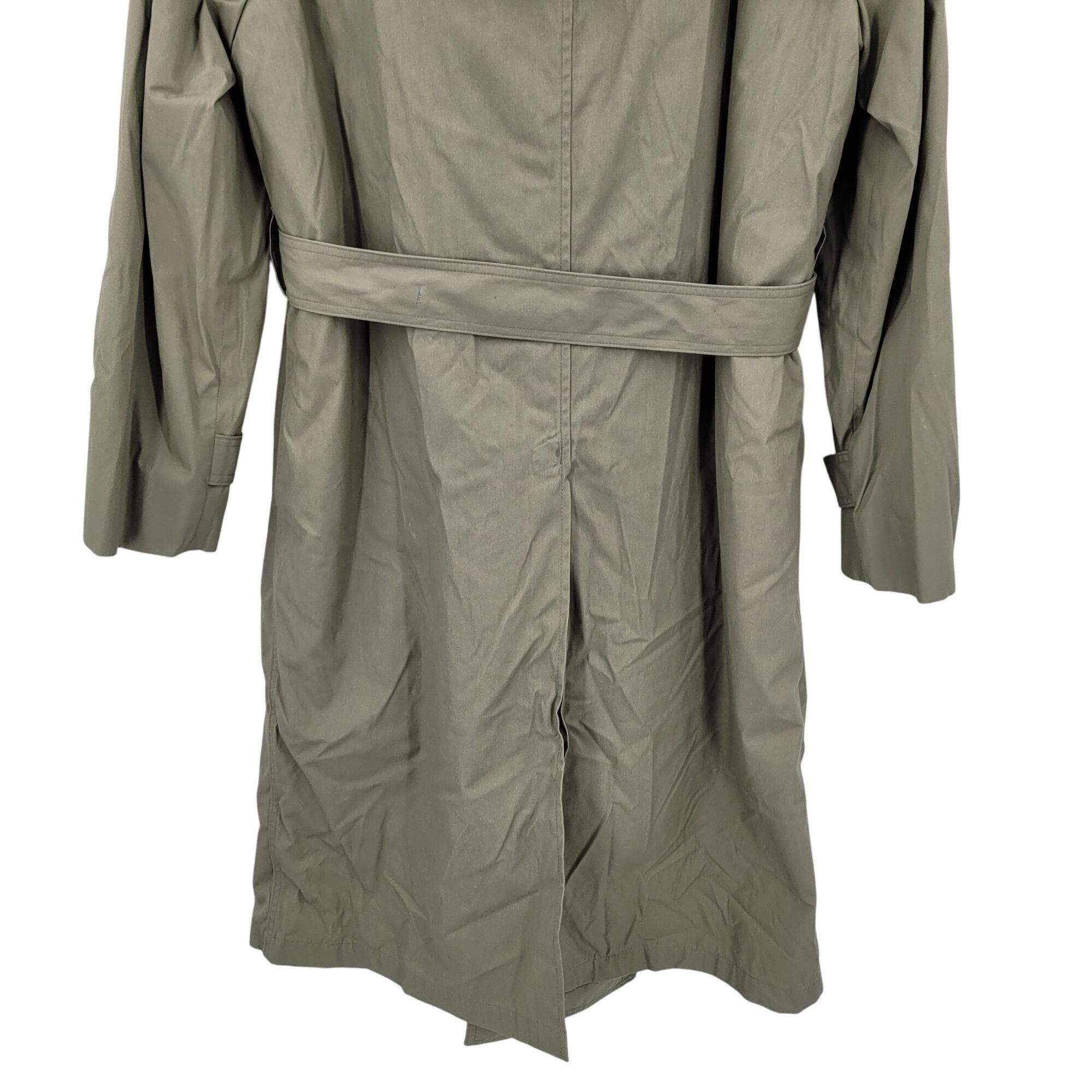Vintage Vtg Military All-Weather Mens Trench Coat Sz 38R Khaki Doubl Size US M / EU 48-50 / 2 - 10 Thumbnail