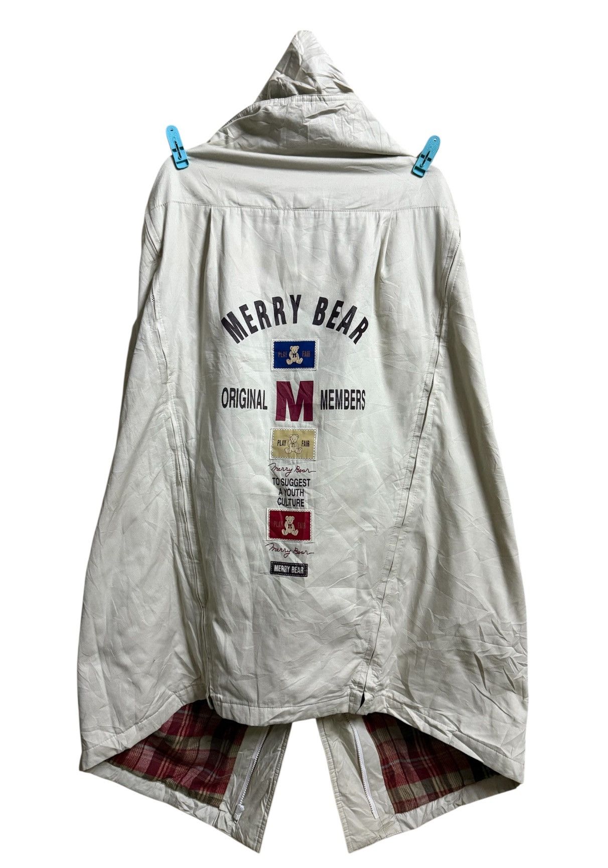 Japanese Brand MERRY BEAR Long jacket vintage Size US XL / EU 56 / 4 - 4 Thumbnail
