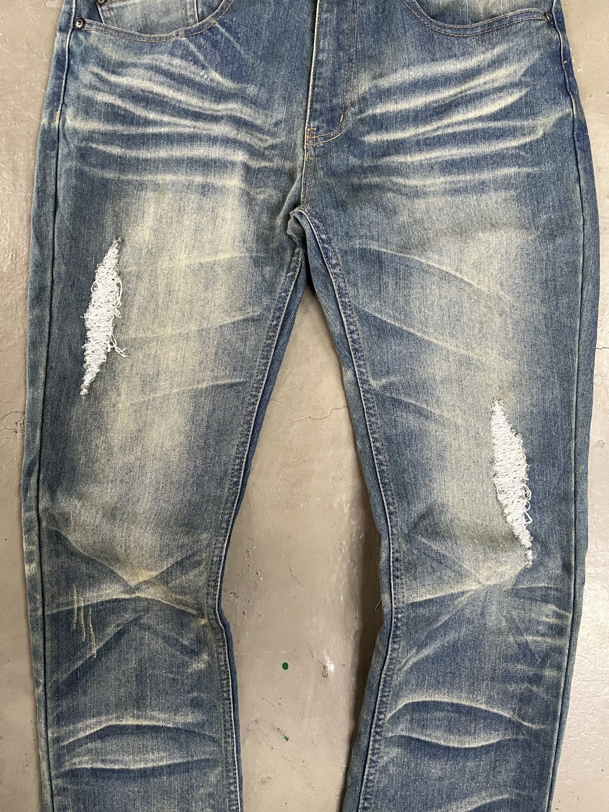 If Six Was Nine GRAIL CAVARI A MUD MAX WASHED DISTRESSED COTTON PANT Size US 30 / EU 46 - 5 Thumbnail