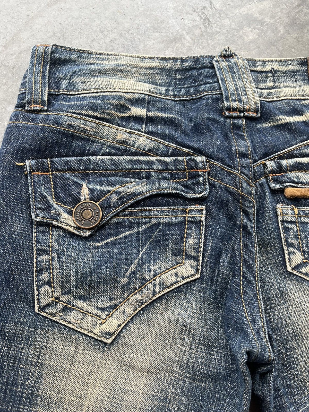 Lolita Jeans Flare Jeans yoshimori nara lolita distressed mud rusty Size US 30 / EU 46 - 10 Thumbnail