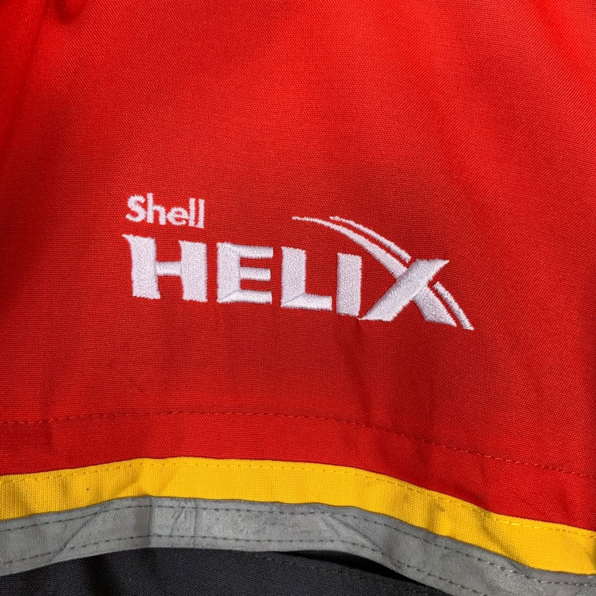 Other SHELL HELIX EMBROIDERY LOGO BUTTON UP SHIRT #0193-C10 Size US XL / EU 56 / 4 - 16 Thumbnail