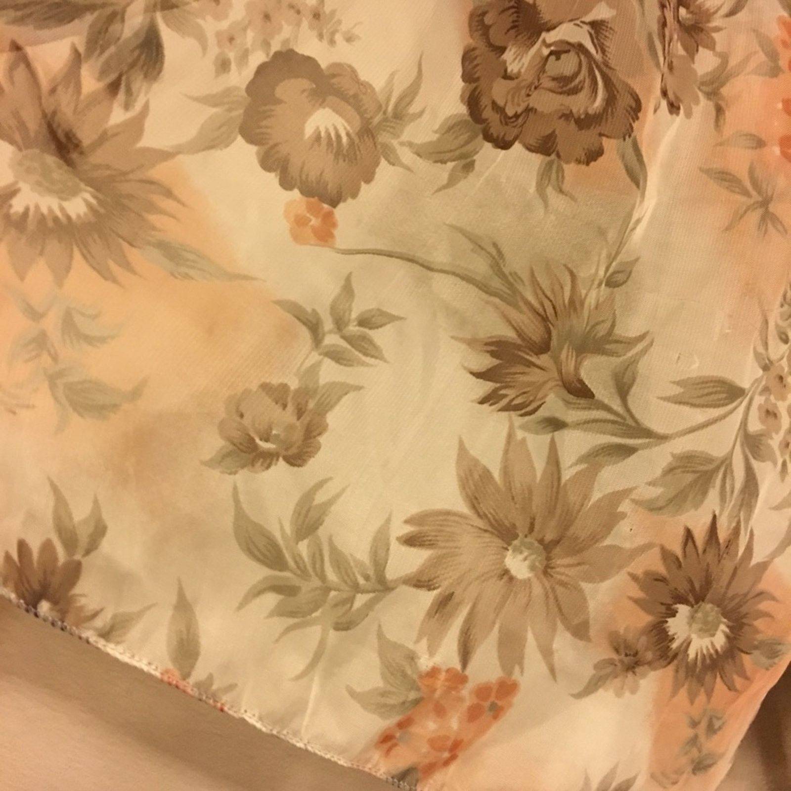 Vintage Vintage floral pattern lightweight scarf Size ONE SIZE - 3 Thumbnail