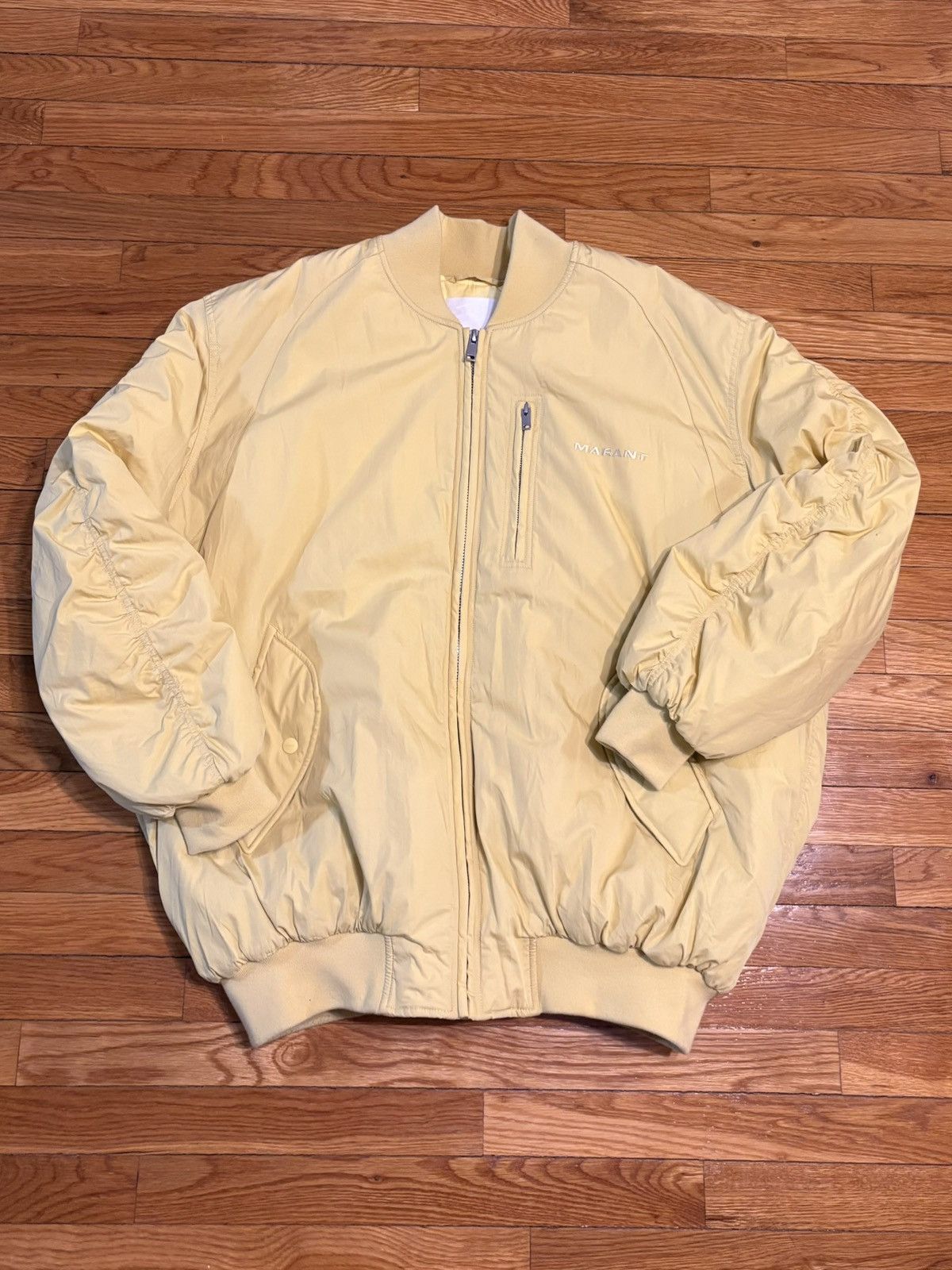 Isabel Marant Isabel Marant Yellow Bomber Jacket Size US L / EU 52-54 / 3 - 1 Thumbnail