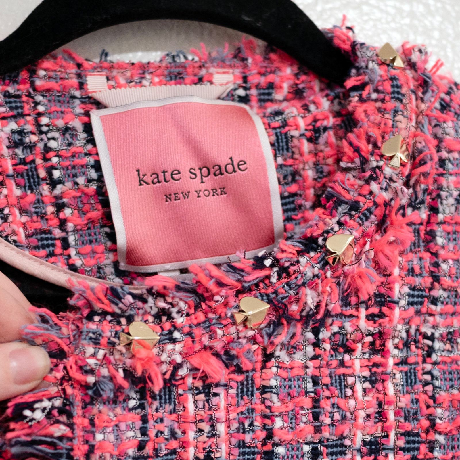 Kate Spade Kate Spade Multi Tweed Coat Size S / US 4 / IT 40 - 7 Thumbnail
