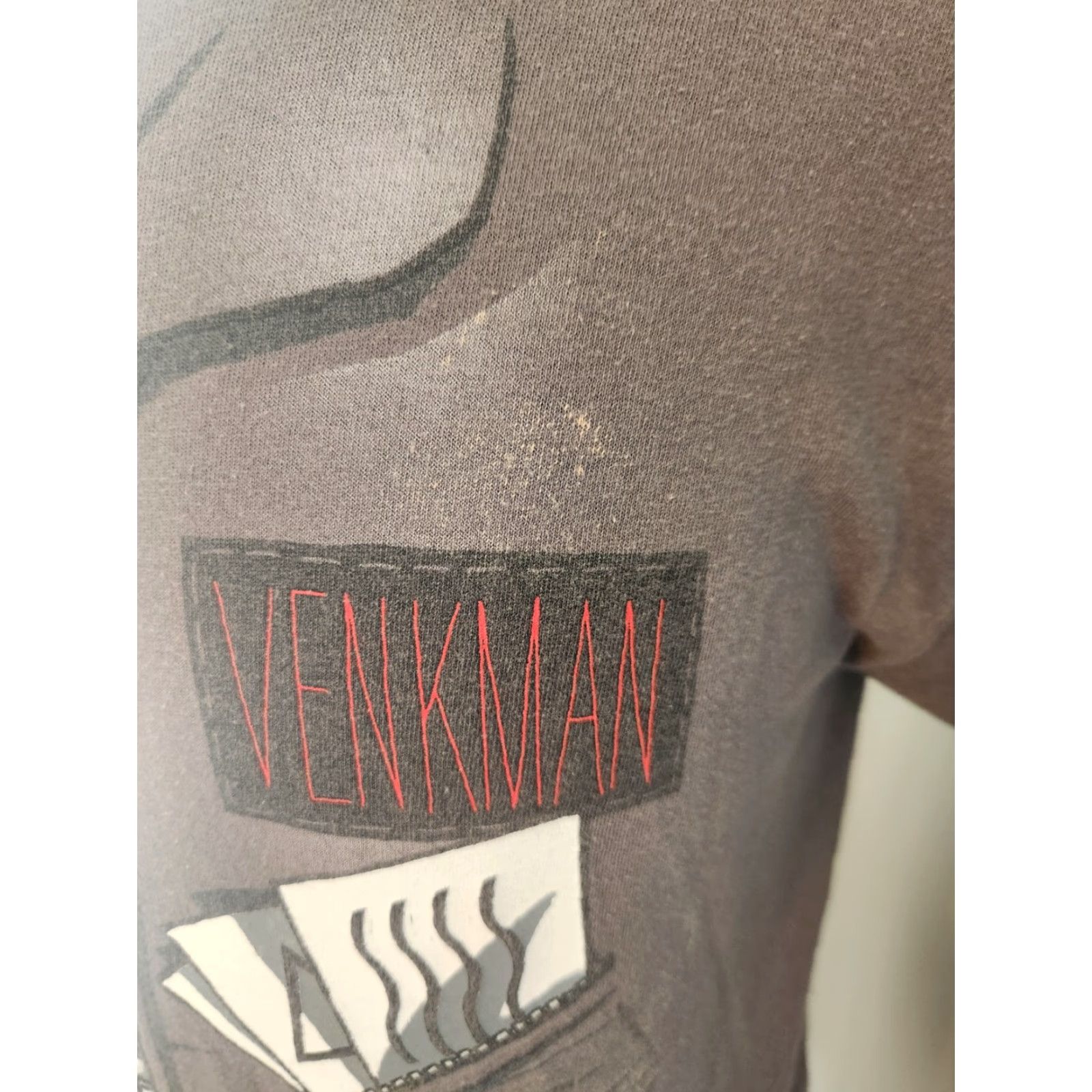 Vintage Ghostbusters Mens T-Shirt Gray Dr. Peter Venkman Short Sleeve Medium Crew Neck Cotton Graphic Print 2010-2019 Mens Regular Vintage? Size US M / EU 48-50 / 2 - 2 Thumbnail