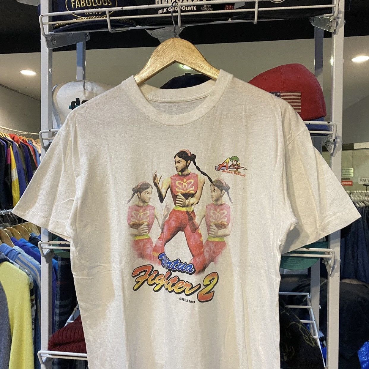Vintage VINTAGE 1994 SEGA Virtua Fighter 2 Promo Size US S / EU 44-46 / 1 - 3 Thumbnail