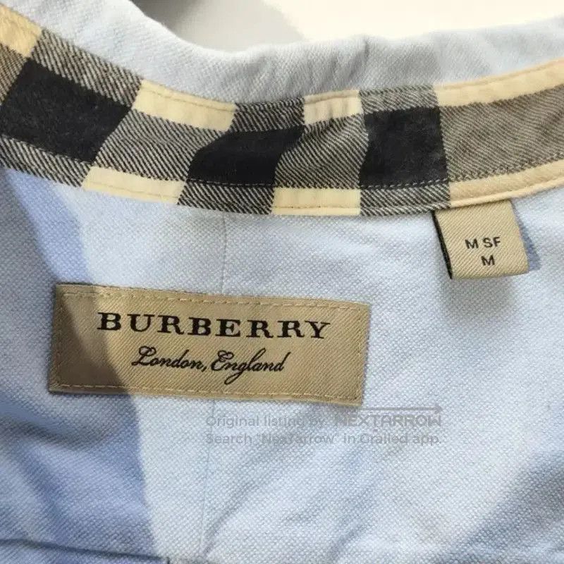Burberry Burberry Light Blue Cotton Women's Shirt. Size M / US 6-8 / IT 42-44 - 3 Thumbnail