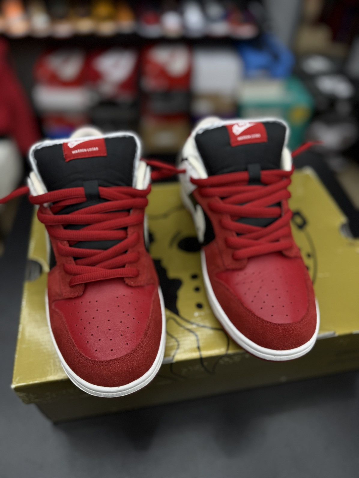 Warren Lotas Warren Lotas Red JASON Dunk Lawsuit Pair 8 Men’s Rare Size US 8 / EU 41 - 6 Thumbnail