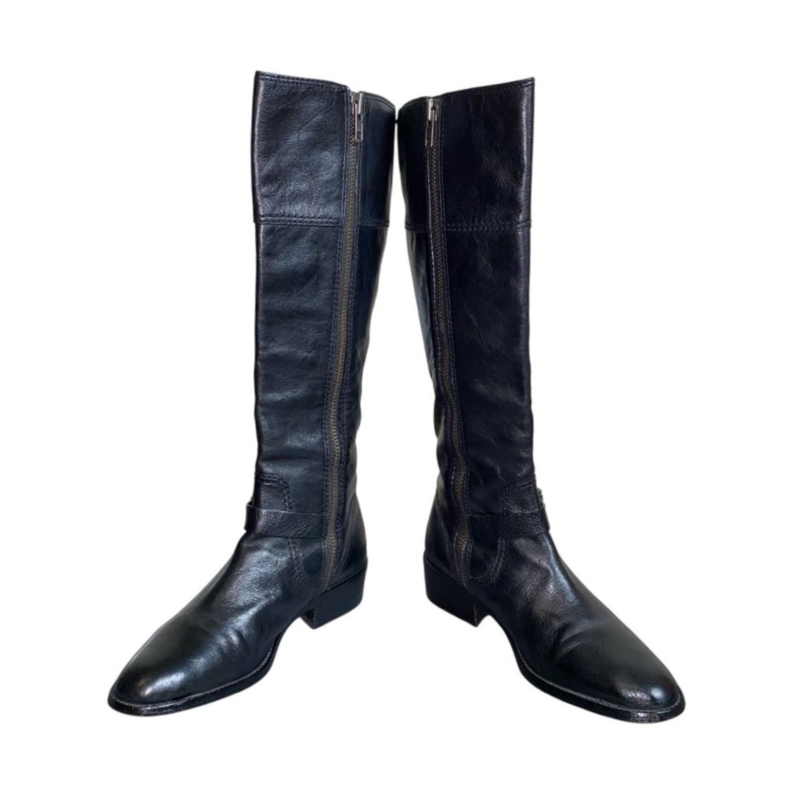 Coach Coach Jacinda Black Leather Knee-High Tall Riding Boots Size US 10 / IT 40 - 3 Thumbnail