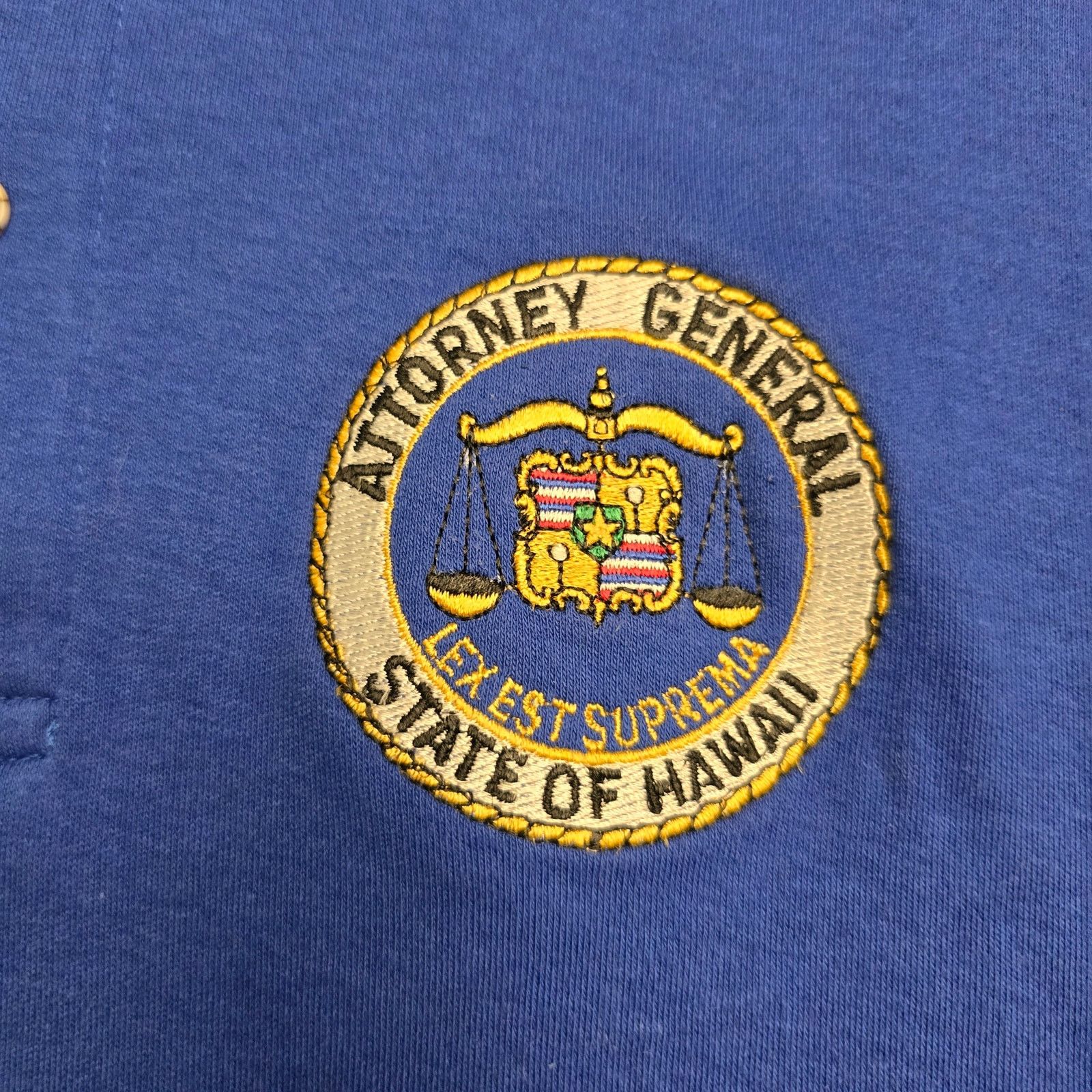 Vintage Vintage State Hawaii Department Attorney General Polo Shirt Size US M / EU 48-50 / 2 - 5 Thumbnail
