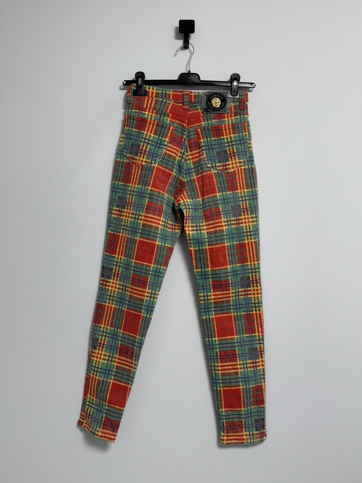 Versace Jeans Couture Rare Versace Jeans Couture 90’s Pants Red Multi Color Italy Size 28" / US 6 / IT 42 - 11 Thumbnail