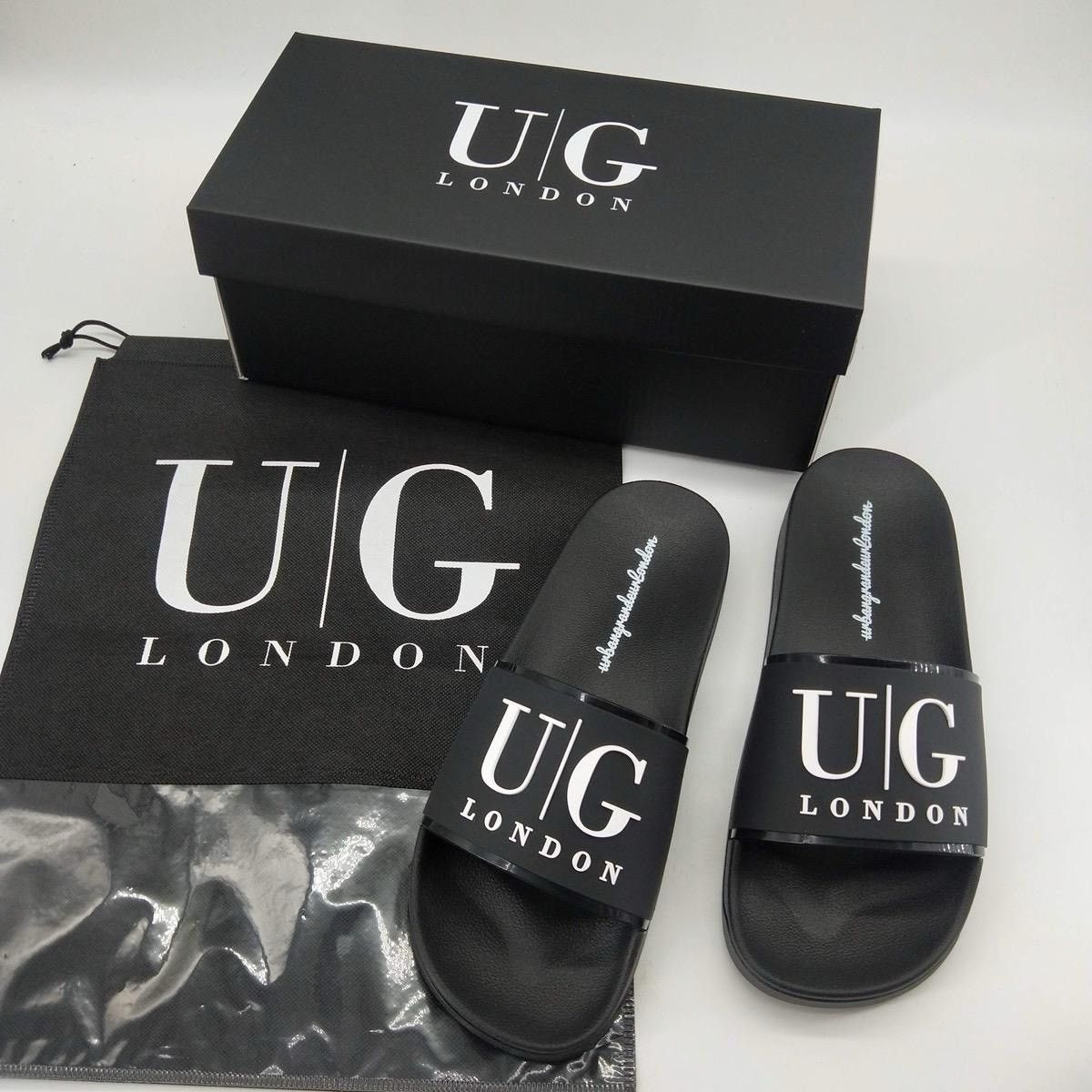 Other Urban Grandeur London Black Sliders | Unisex Size US 7.5 / IT 37.5 - 1 Thumbnail