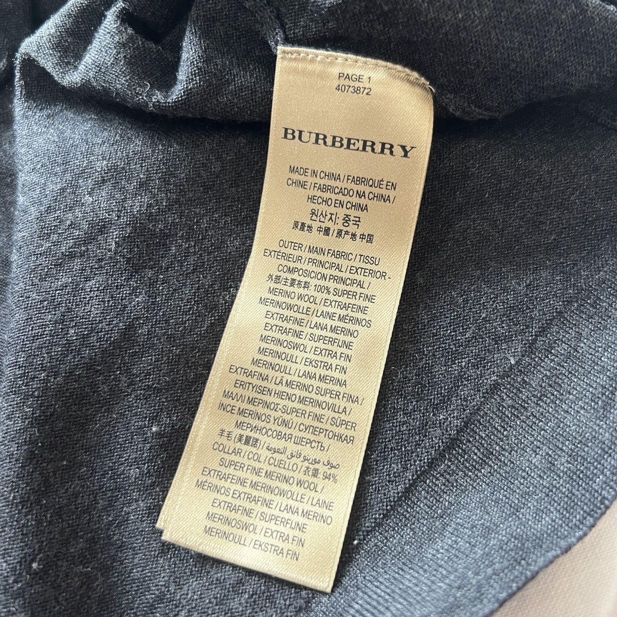 Burberry Burberry Merino Wool Sweater Size US S / EU 44-46 / 1 - 5 Thumbnail