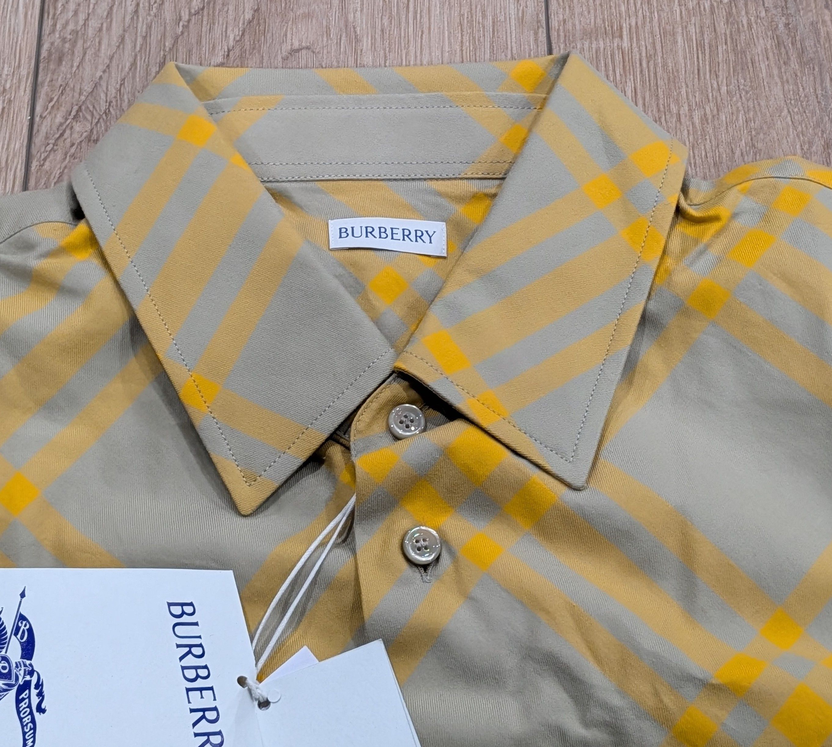 Burberry BURBERRY Check Pattern Flannel Button Up Shirt Hunter IP 2XL Size US XXL / EU 58 / 5 - 2 Thumbnail