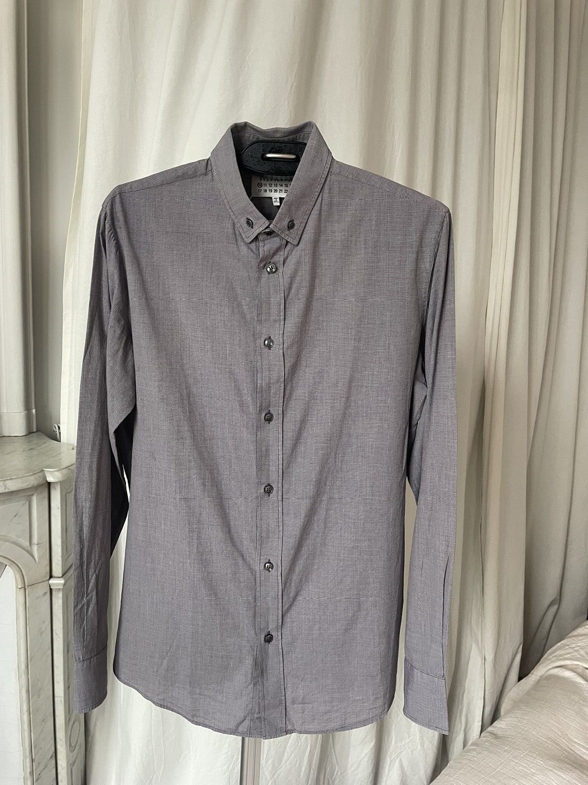 Maison Margiela Martin Margiela Vintage Grey Printed Cotton shirt. Size 50 Size US M / EU 48-50 / 2 - 1 Thumbnail