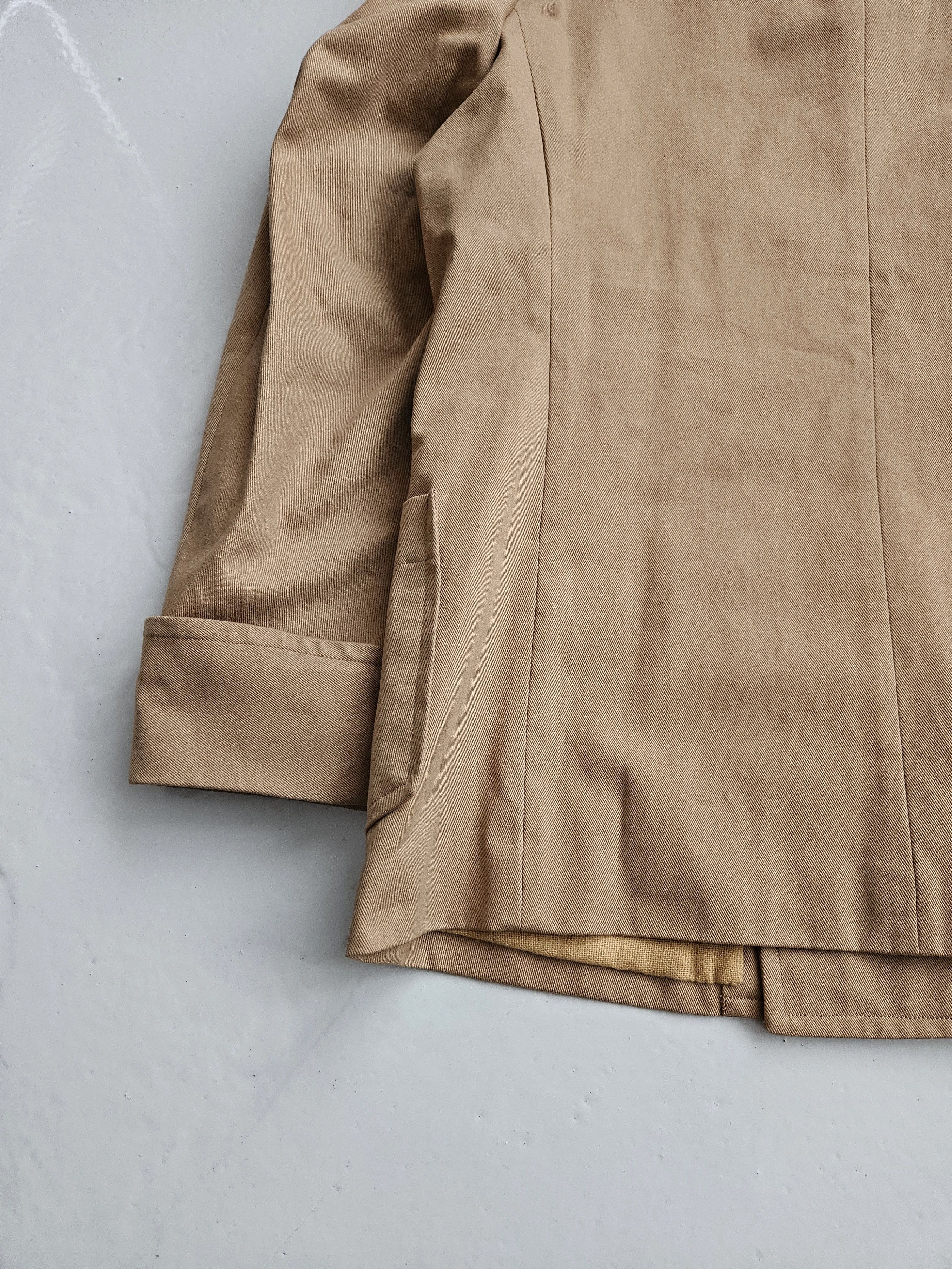 Y's for Men Yohji Yamamoto Y's double breasted reefer jacket peacoat Size US M / EU 48-50 / 2 - 11 Thumbnail